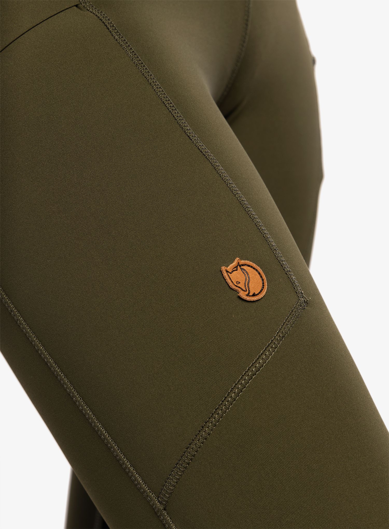 Ženske hlače Fjallraven Abisko Trekking Tights HD - deep forest