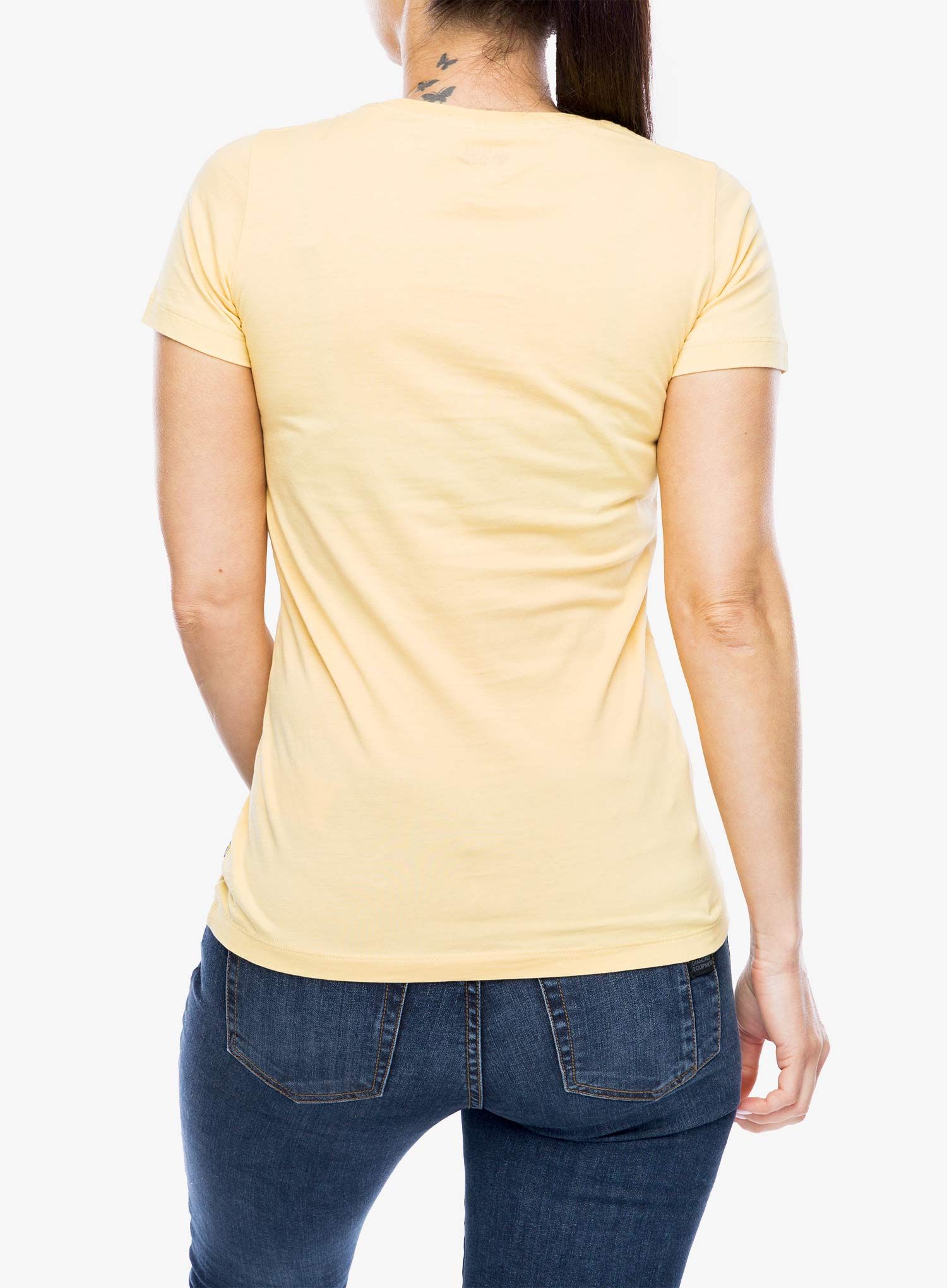 Ženska majica Fjallraven Arctic Fox Print T-shirt - mais yellow