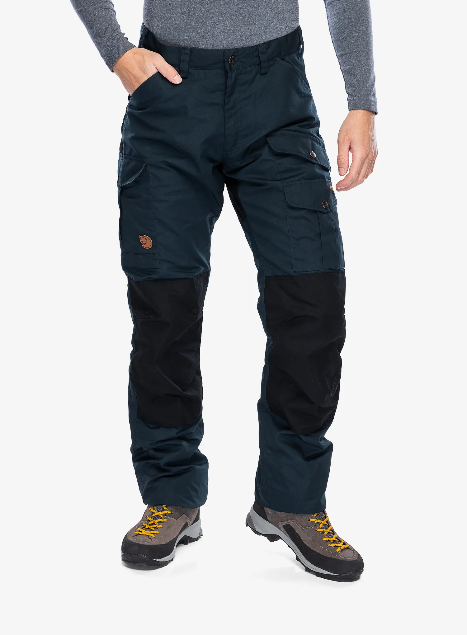 Pohodne hlače Fjallraven Barents Pro Winter Trousers - dark navy