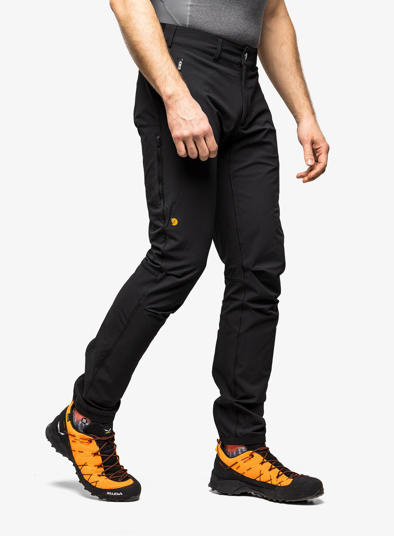 Pohodne hlače Fjallraven Bergtagen Stretch Trousers - black