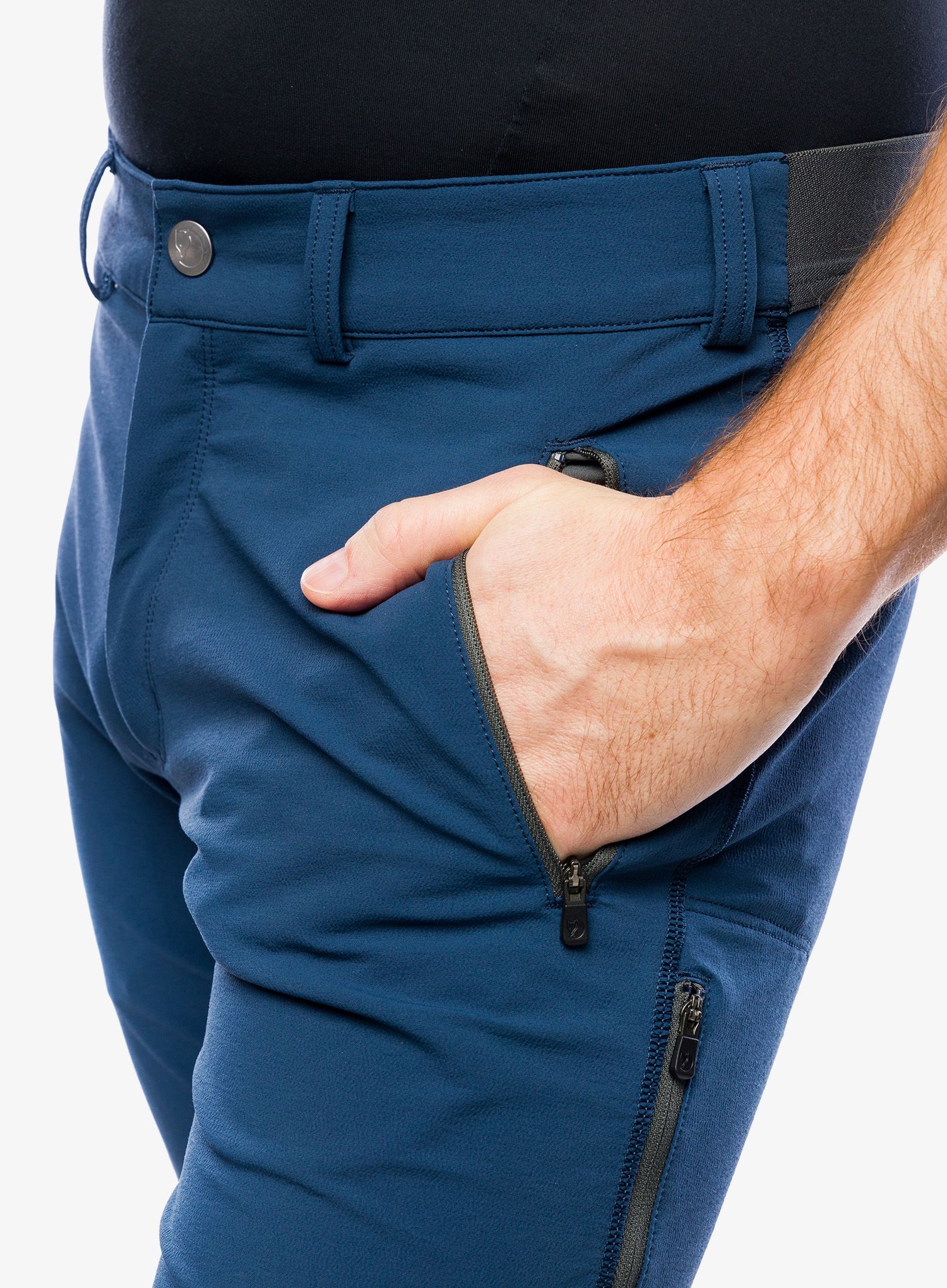 Pohodniške hlače Fjallraven Bergtagen Stretch Trousers - mountain blue