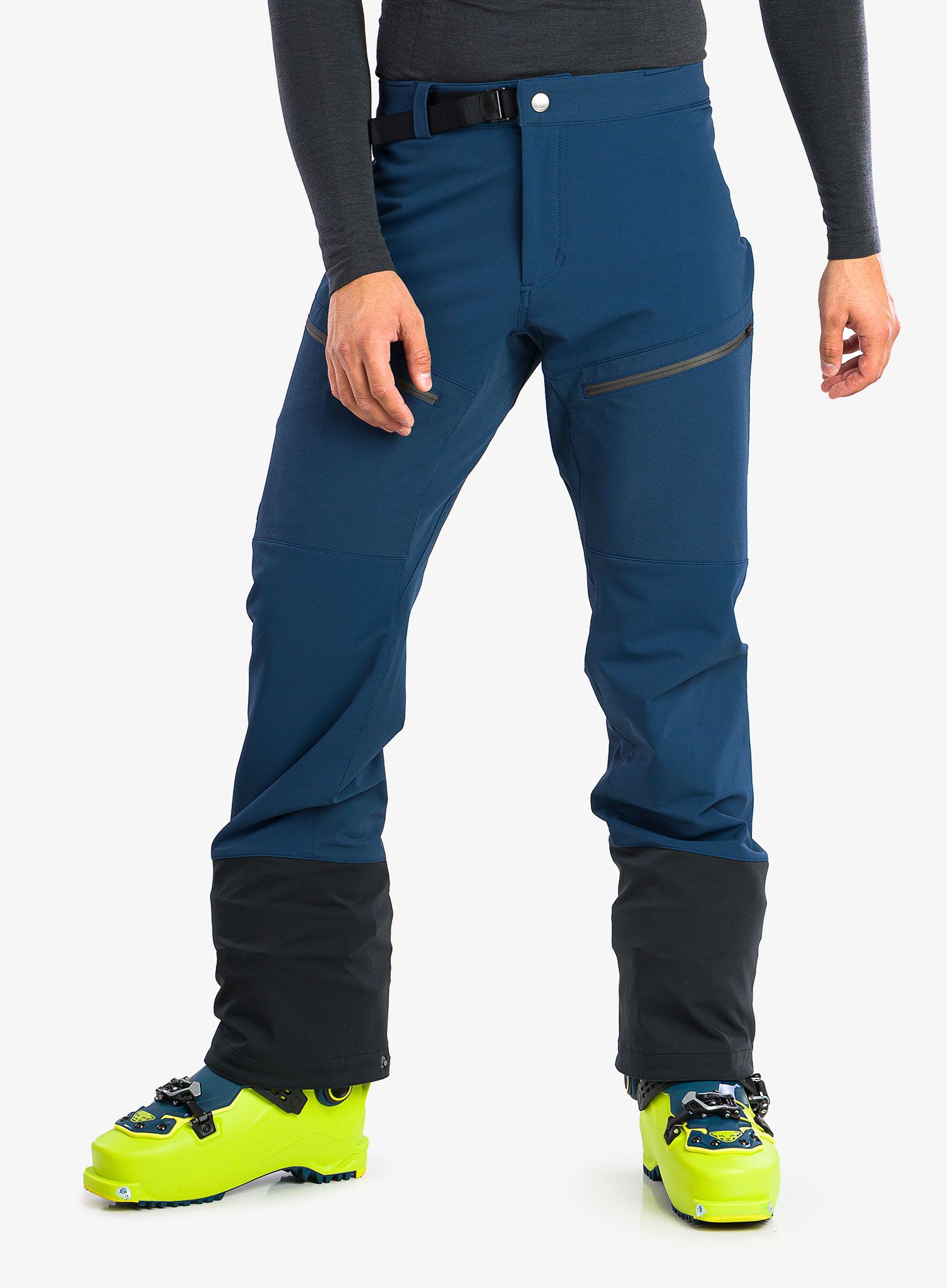 Softshell hlače Fjallraven Bergtagen Touring Trousers - mountain blue