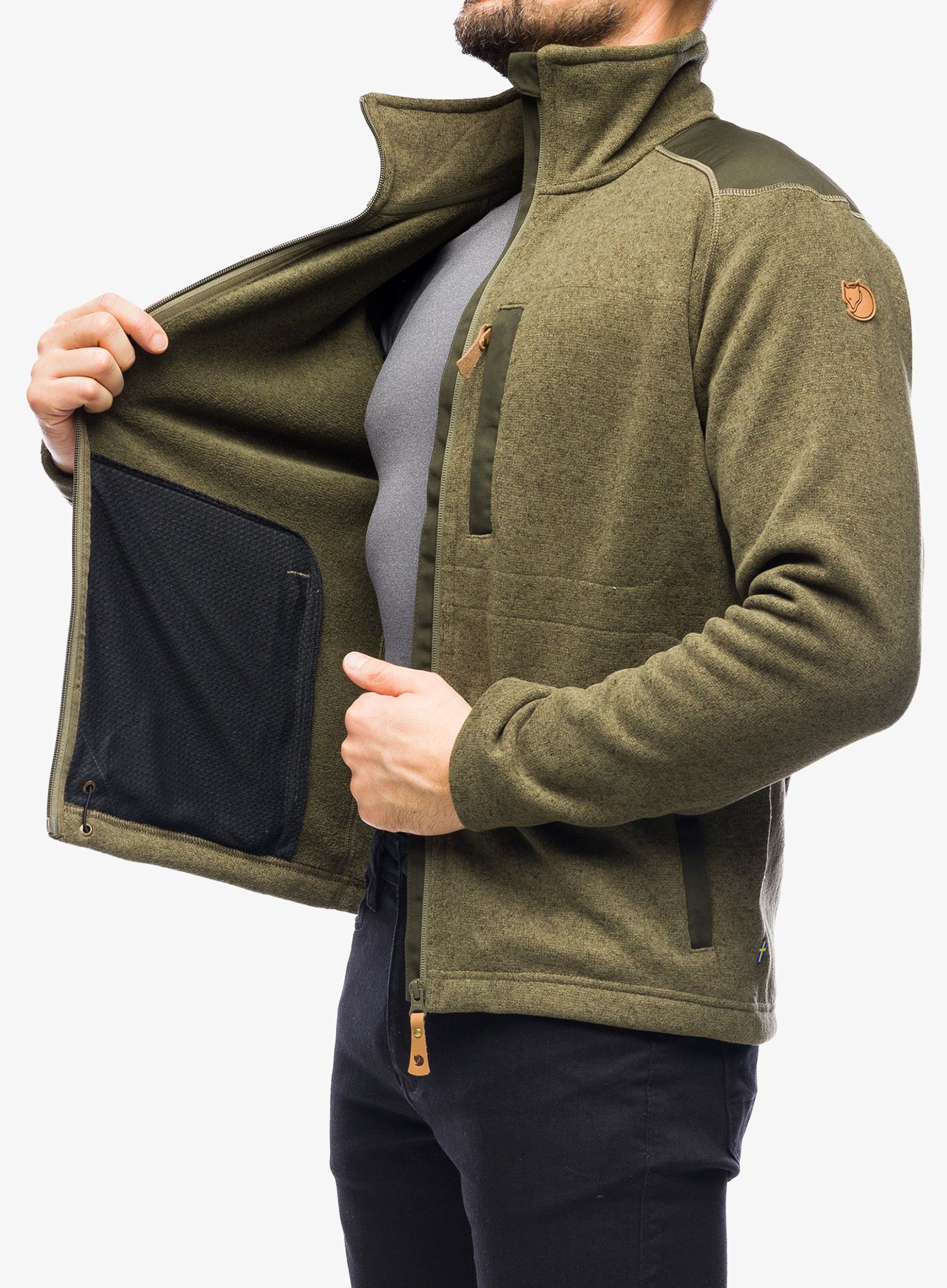 Jopica Fjallraven Buck Fleece - laurel green/deep forest