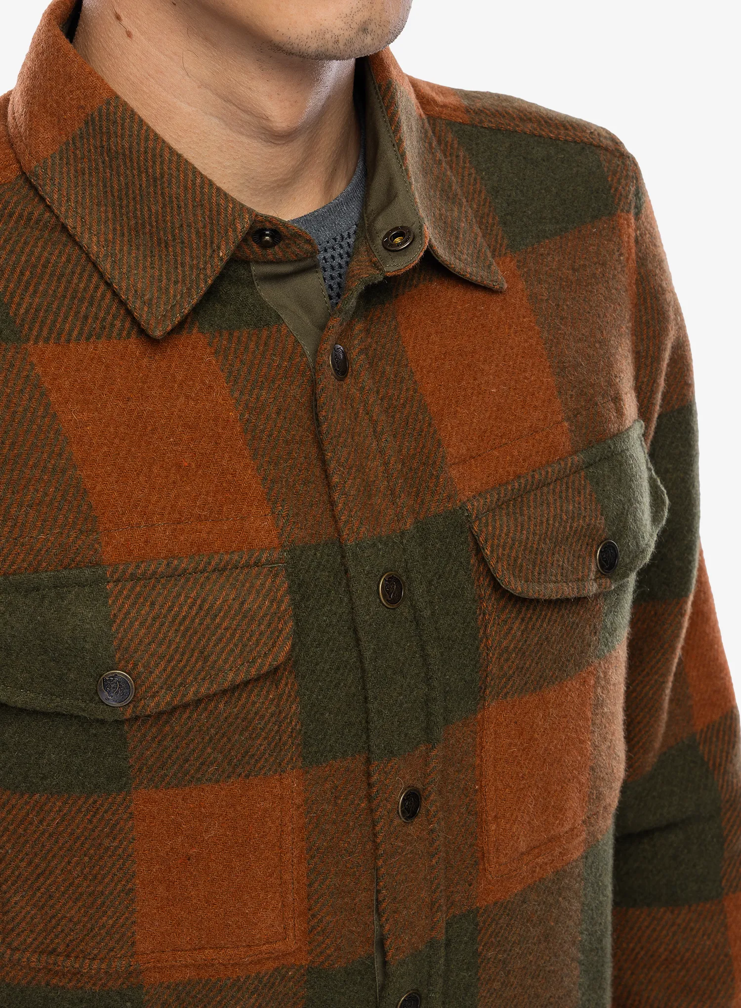 Pohodniška srajca Fjallraven Canada Shirt - autumn leaf/laurel green