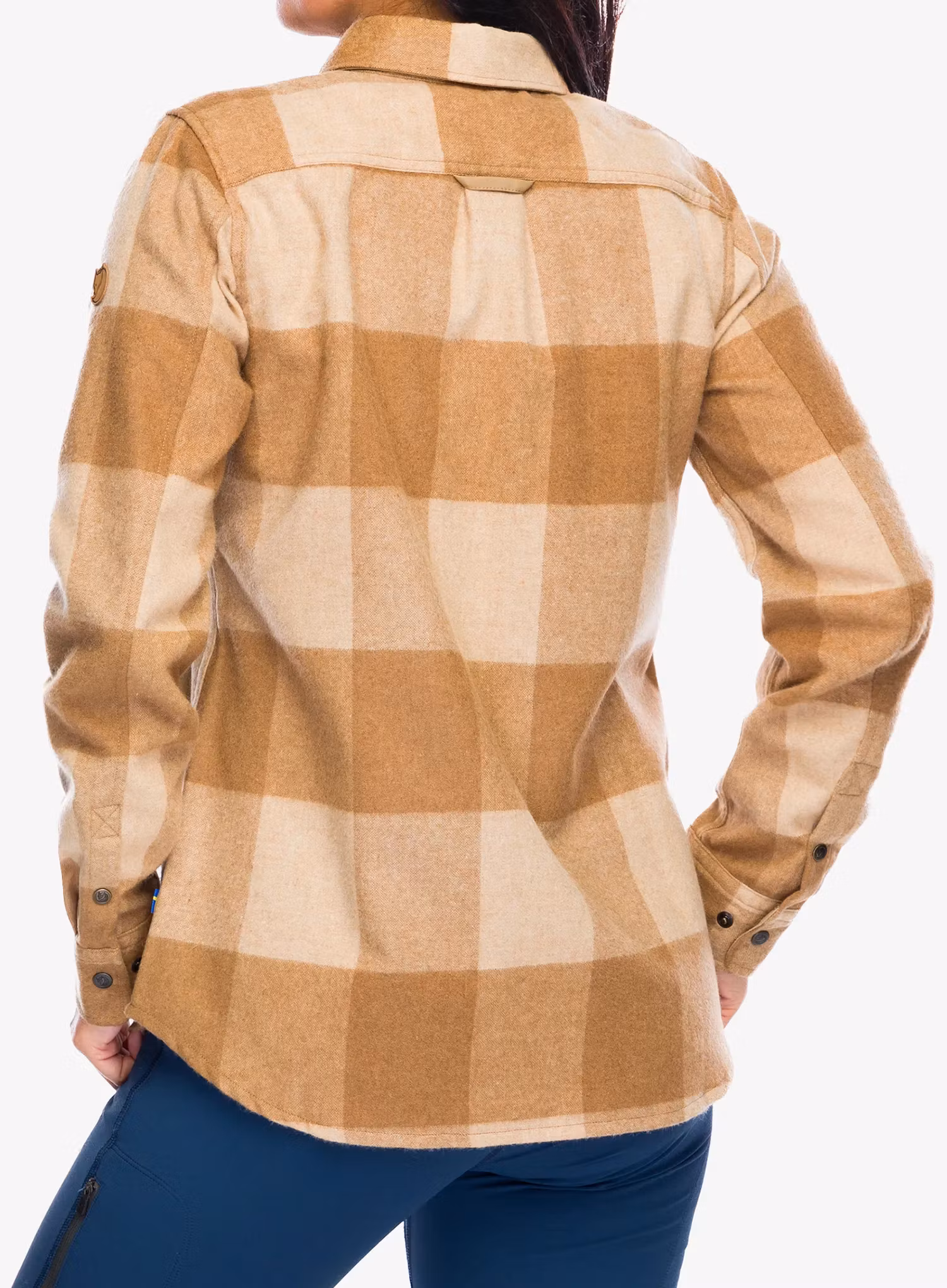 Ženska srajca Fjallraven Canada Shirt - buckwheat brown/light beige