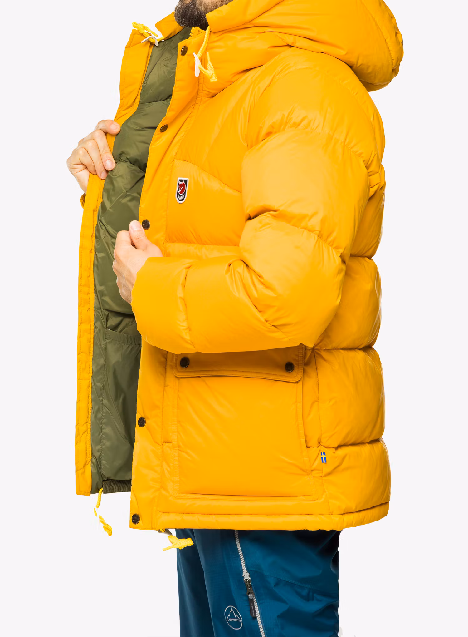 Jakna Fjallraven Expedition Down Lite Jacket - mustard yellow/green