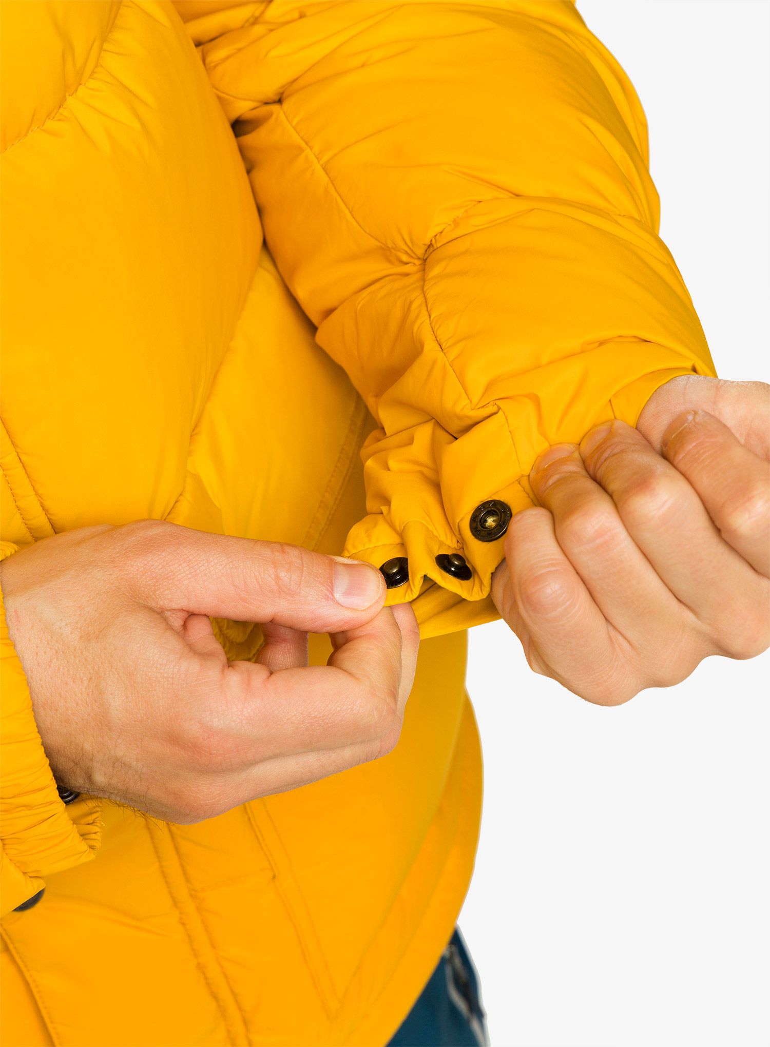 Jakna Fjallraven Expedition Down Lite Jacket - mustard yellow/green