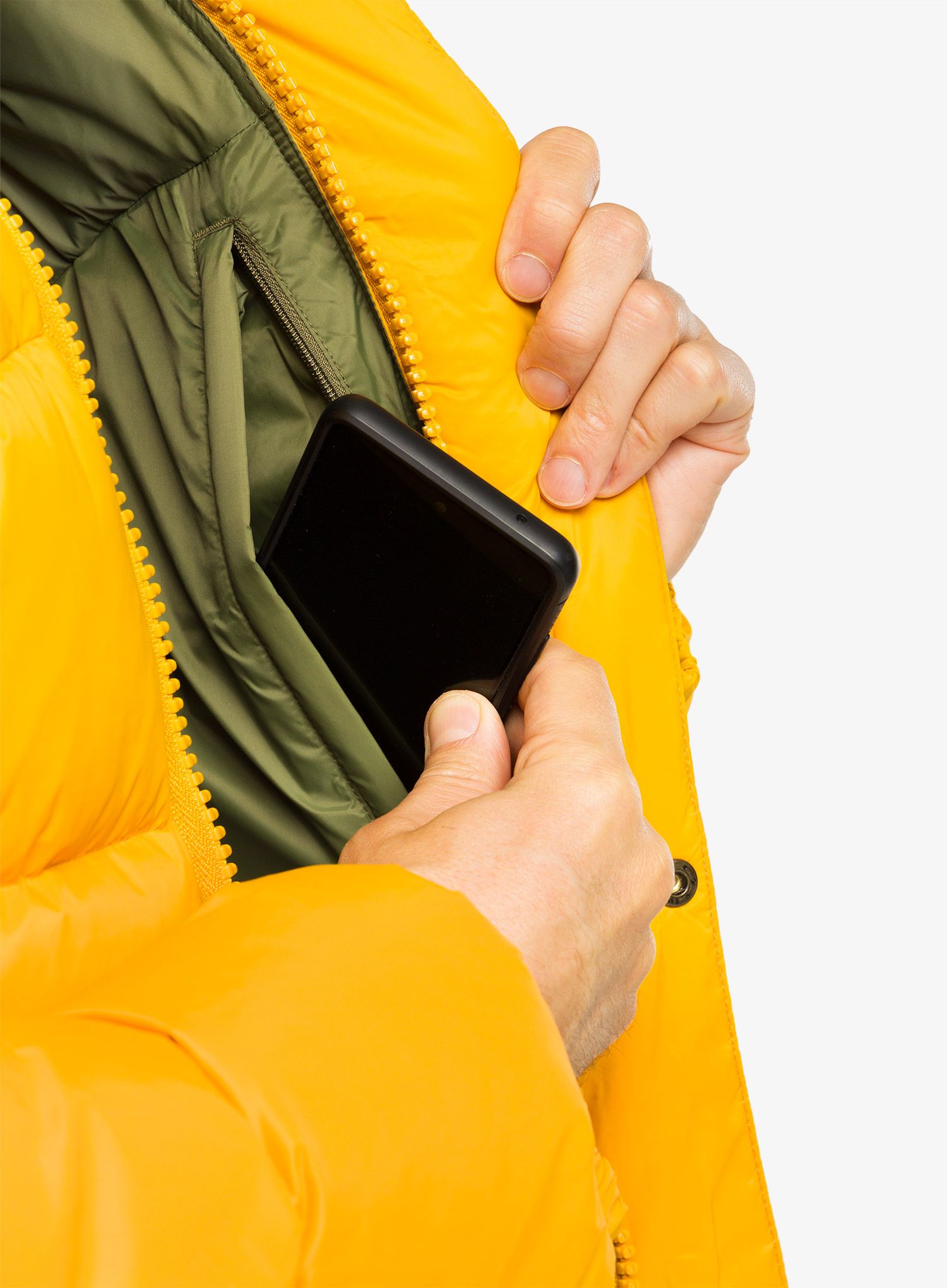 Jakna Fjallraven Expedition Down Lite Jacket - mustard yellow/green