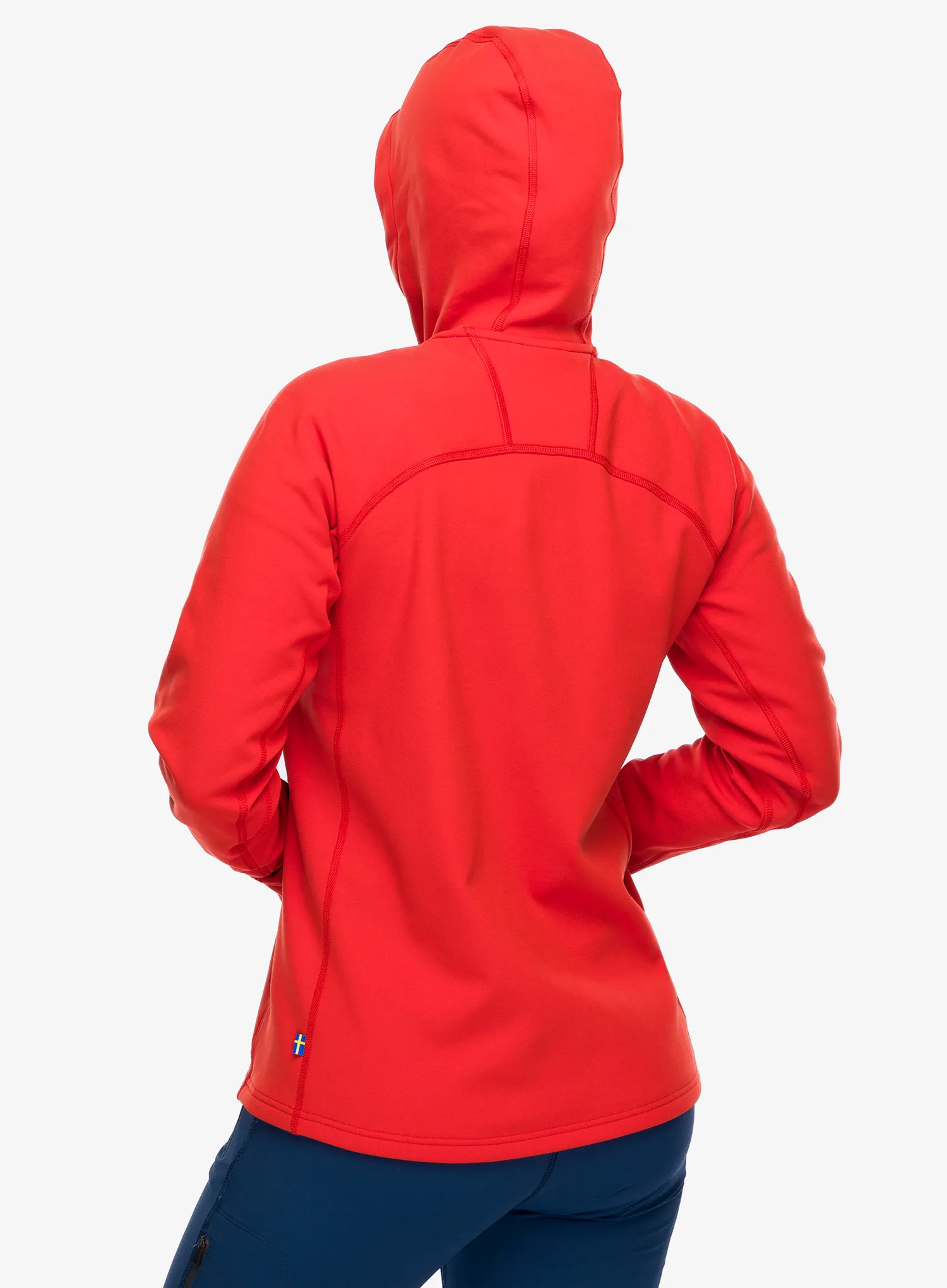 Ženski flis Fjallraven Expedition Fleece Hoodie - flame orange