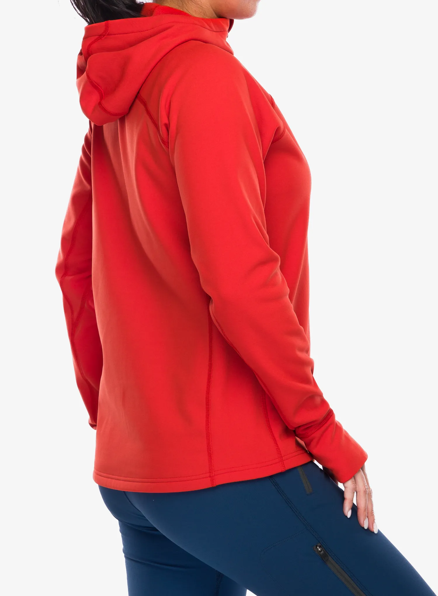 Ženski flis Fjallraven Expedition Fleece Hoodie - flame orange