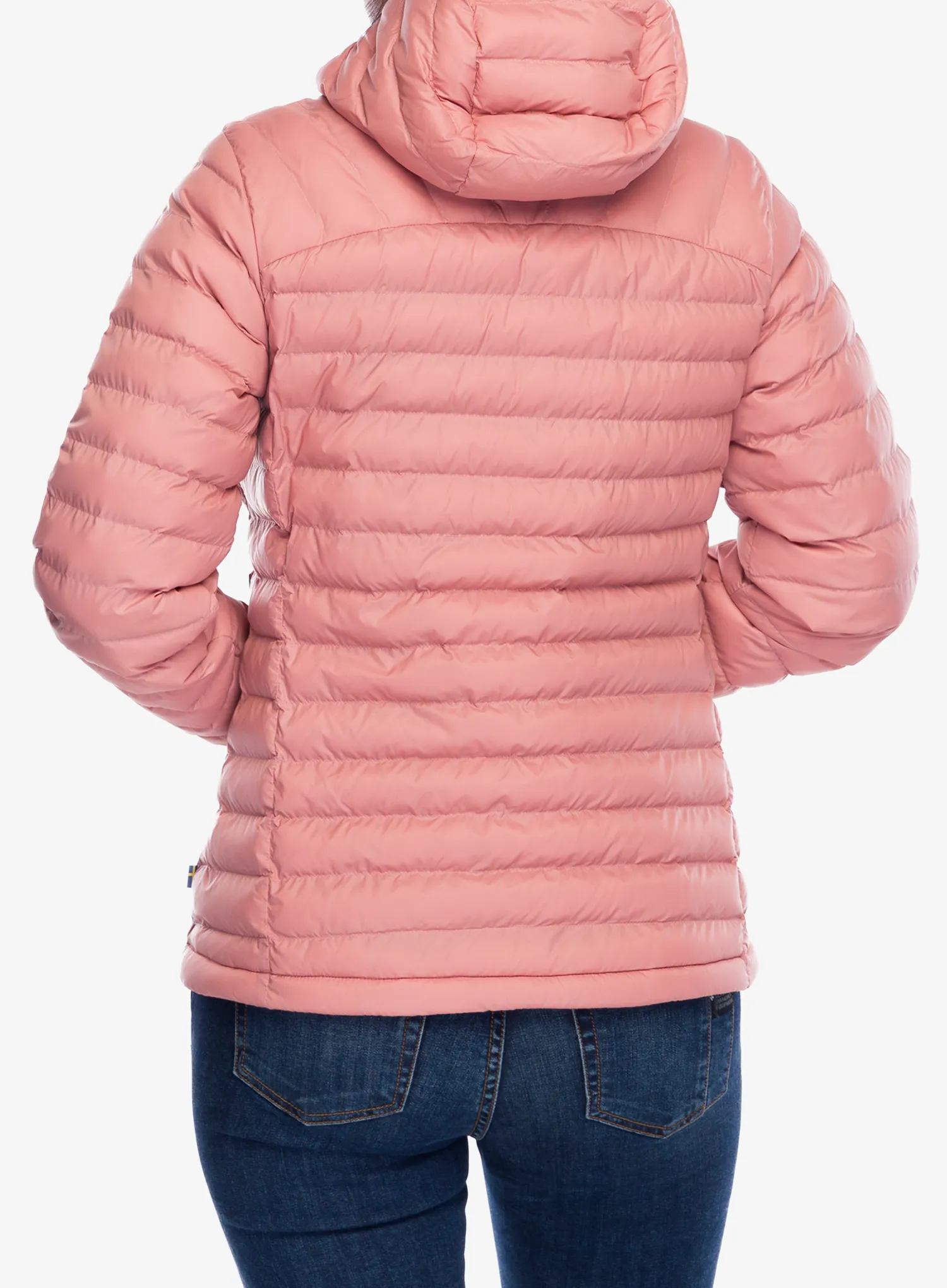 Ženska sintetična jakna Fjallraven Expedition Latt Hoodie - dusty rose
