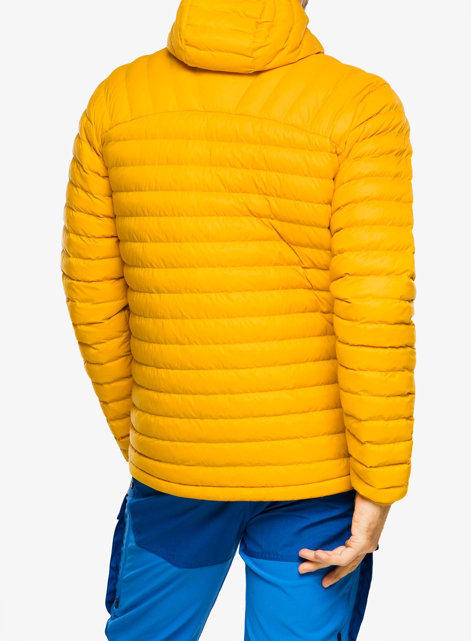 Sintetična jakna Fjallraven Expedition Latt Hoodie - mustard yellow