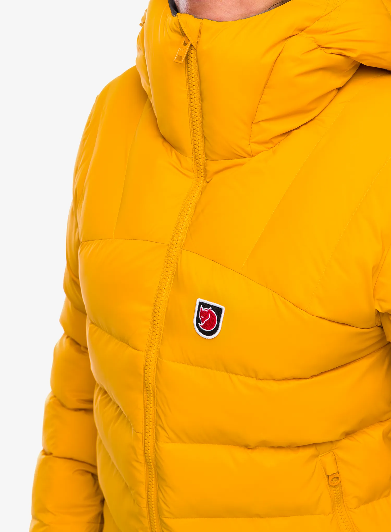 Ženska sintetična jakna Fjallraven Expedition Mid Winter Jacket - mustard yellow/un blue
