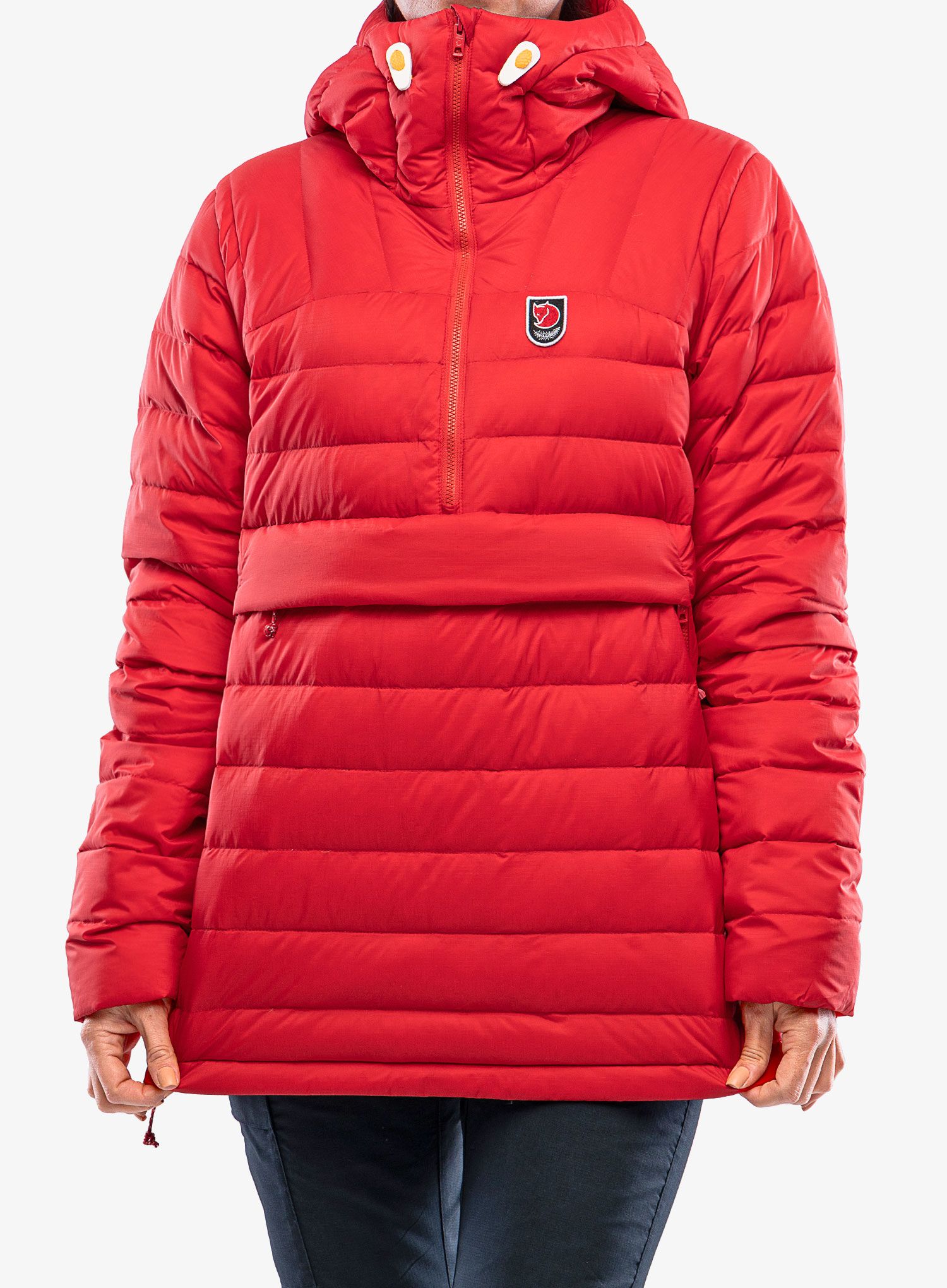 Ženska puhovka Fjallraven Expedition Pack Down Anorak - true red