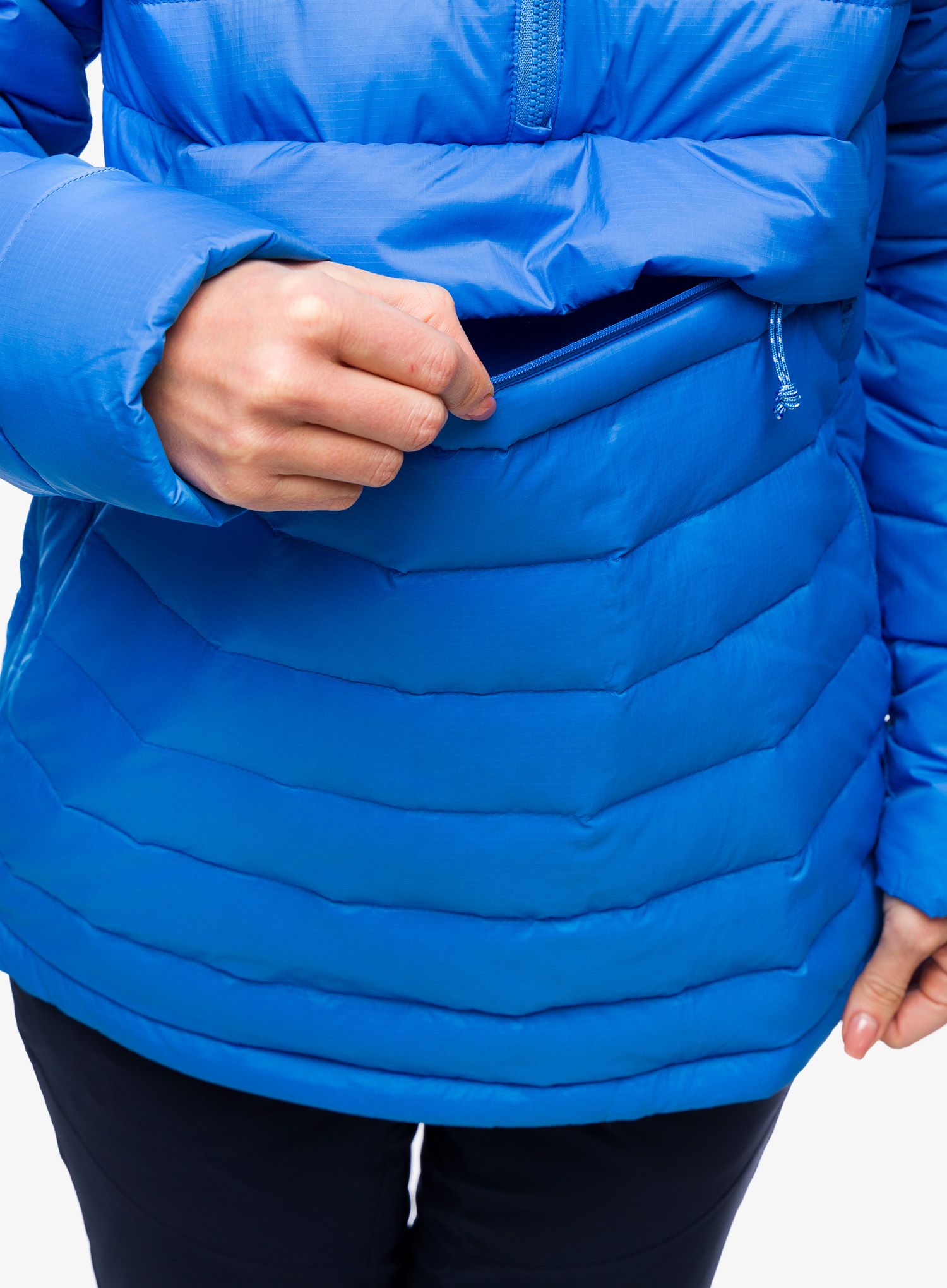 Ženska puhovka Fjallraven Expedition Pack Down Anorak - un blue