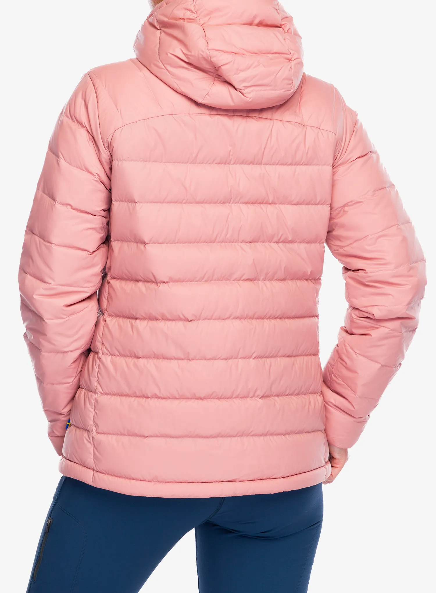 Ženska puhovka Fjallraven Expedition Pack Down Hoodie - dusty rose