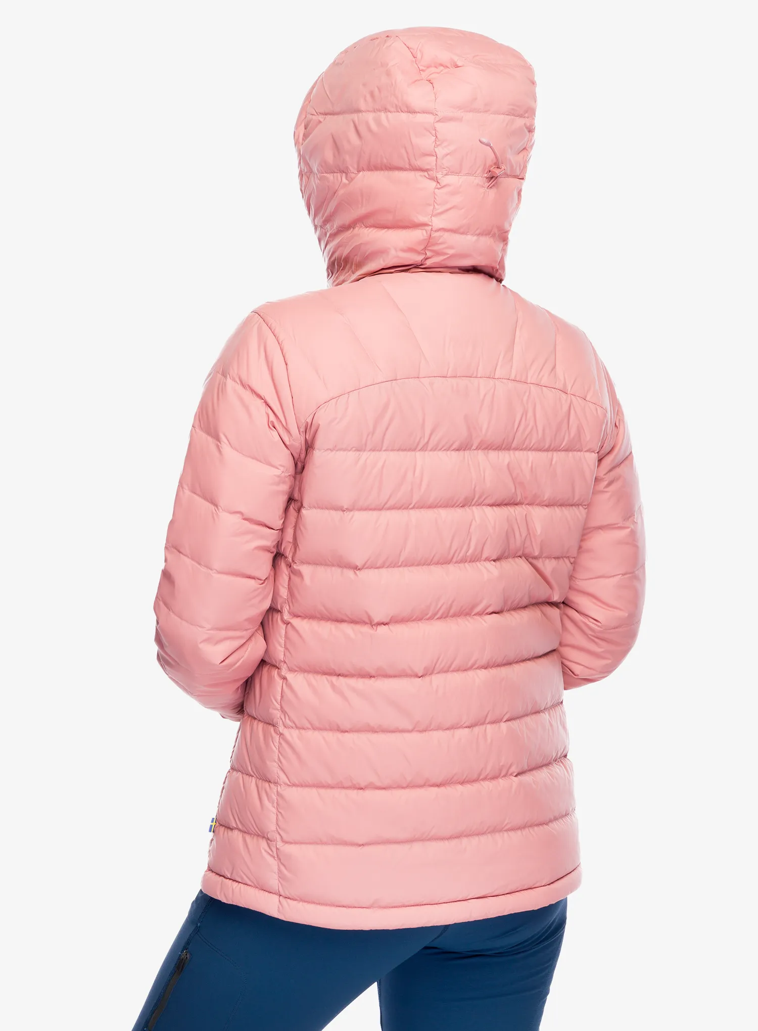 Ženska puhovka Fjallraven Expedition Pack Down Hoodie - dusty rose