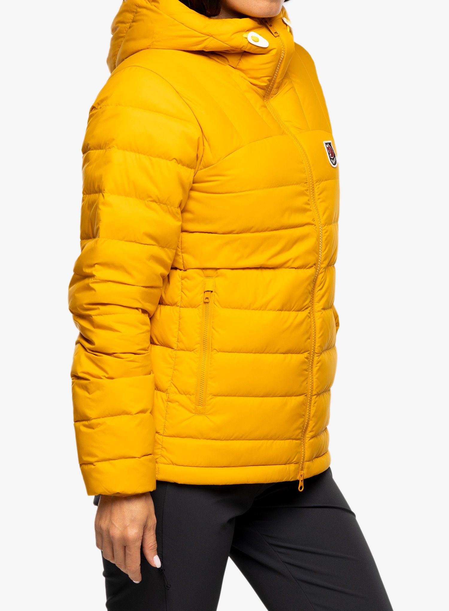 Ženska jakna Fjallraven Expedition Pack Down Hoodie - mustard yellow