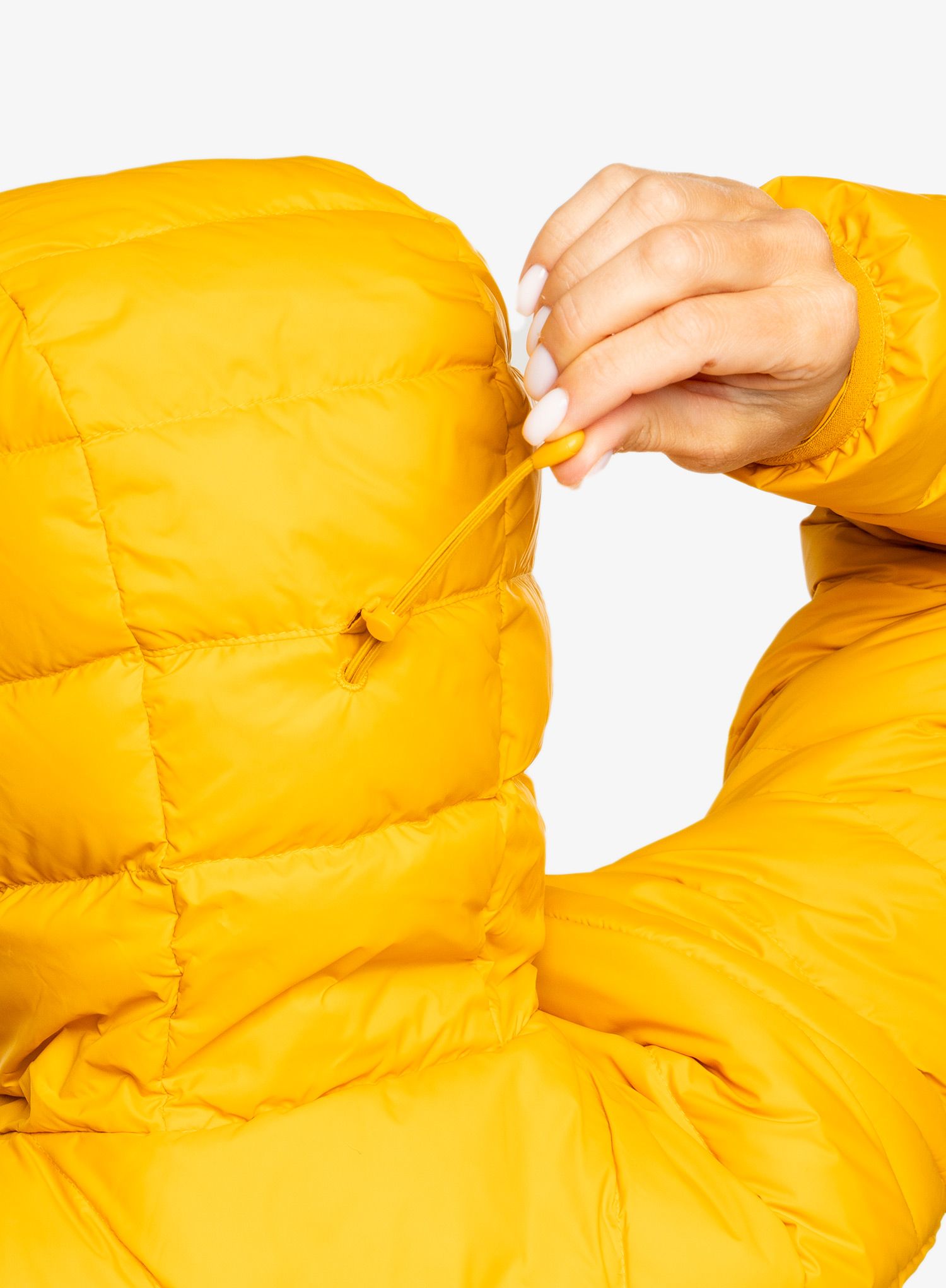 Ženska jakna Fjallraven Expedition Pack Down Hoodie - mustard yellow