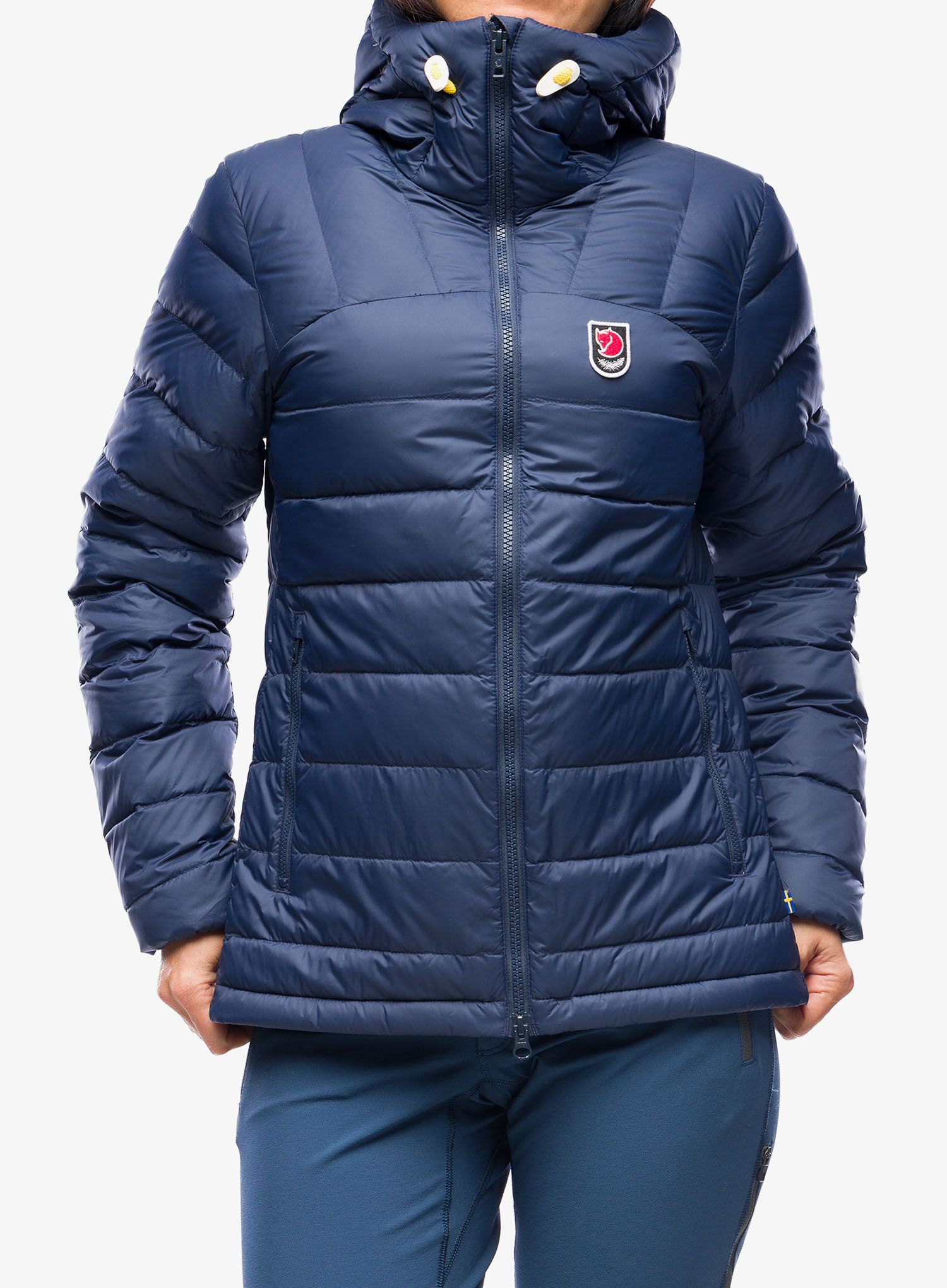 Ženska jakna Fjallraven Expedition Pack Down Hoodie - navy