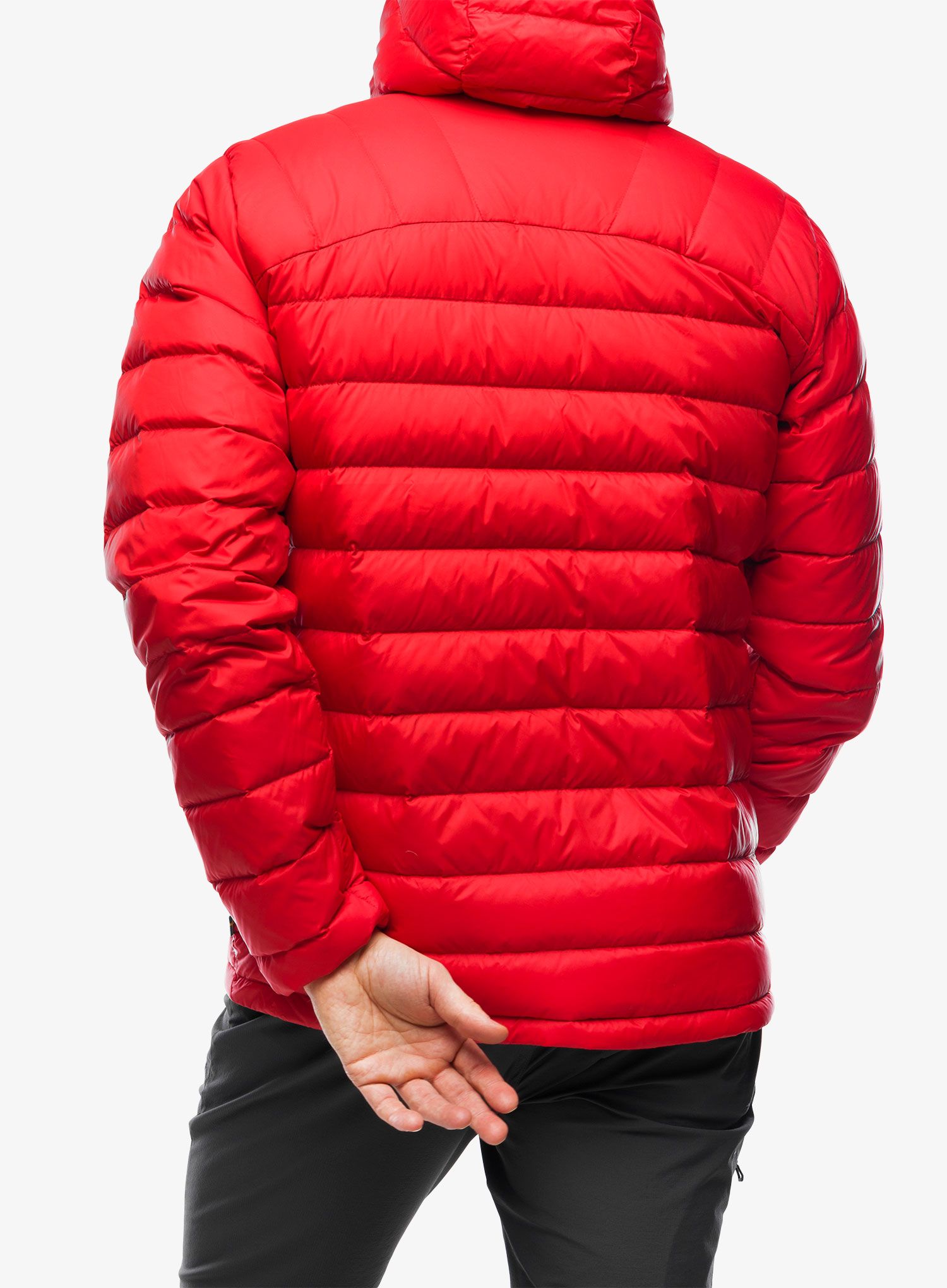 Puhovka Fjallraven Expedition Pack Down Hoodie - true red