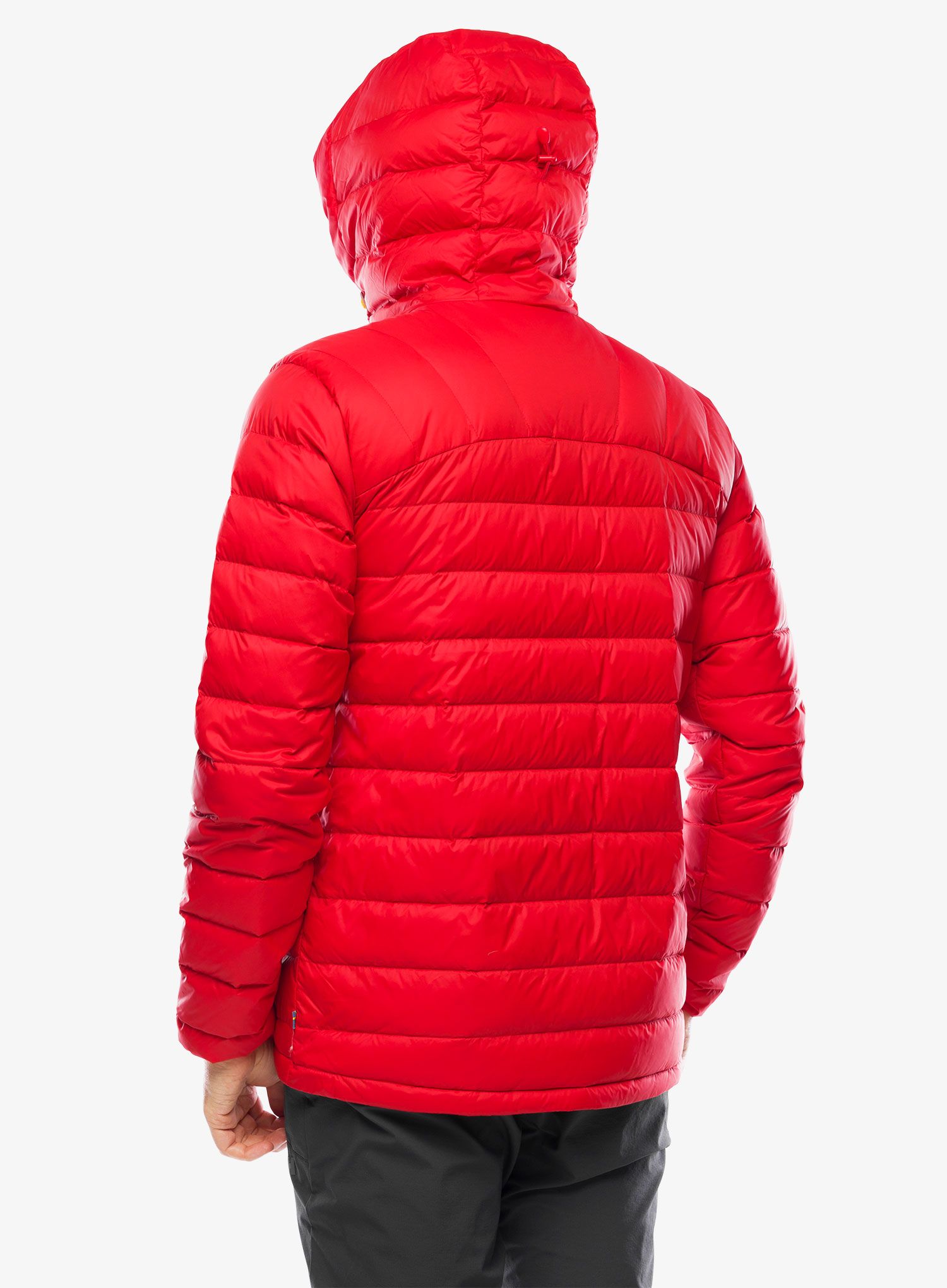 Puhovka Fjallraven Expedition Pack Down Hoodie - true red