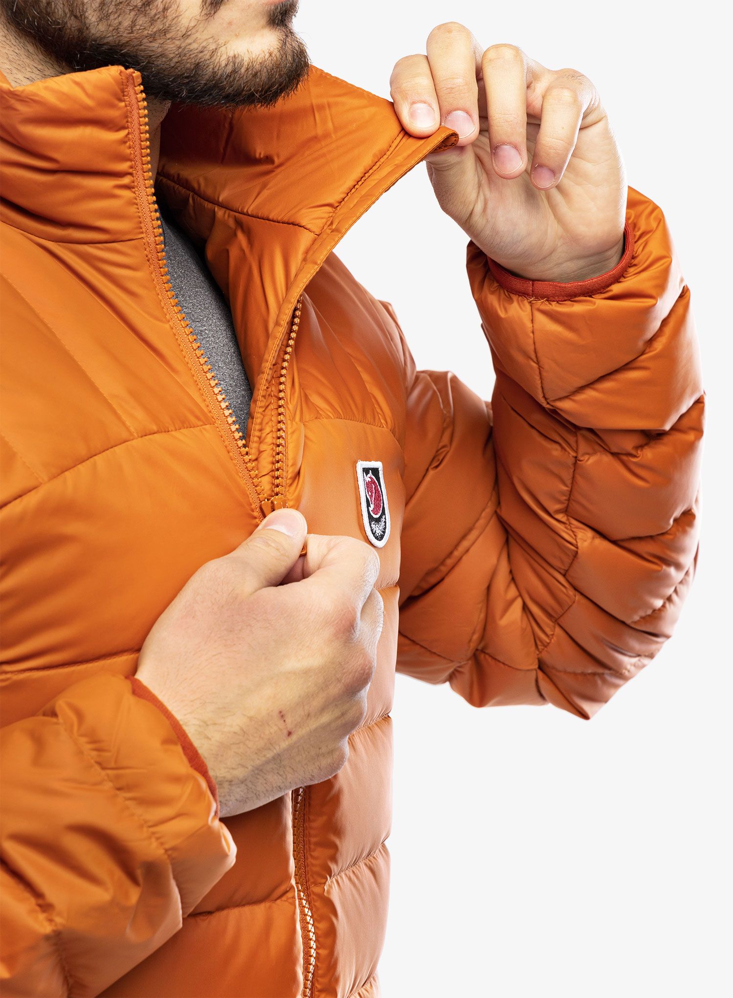 Moška jakna Fjallraven Expedition Pack Down Jacket - terracotta brown
