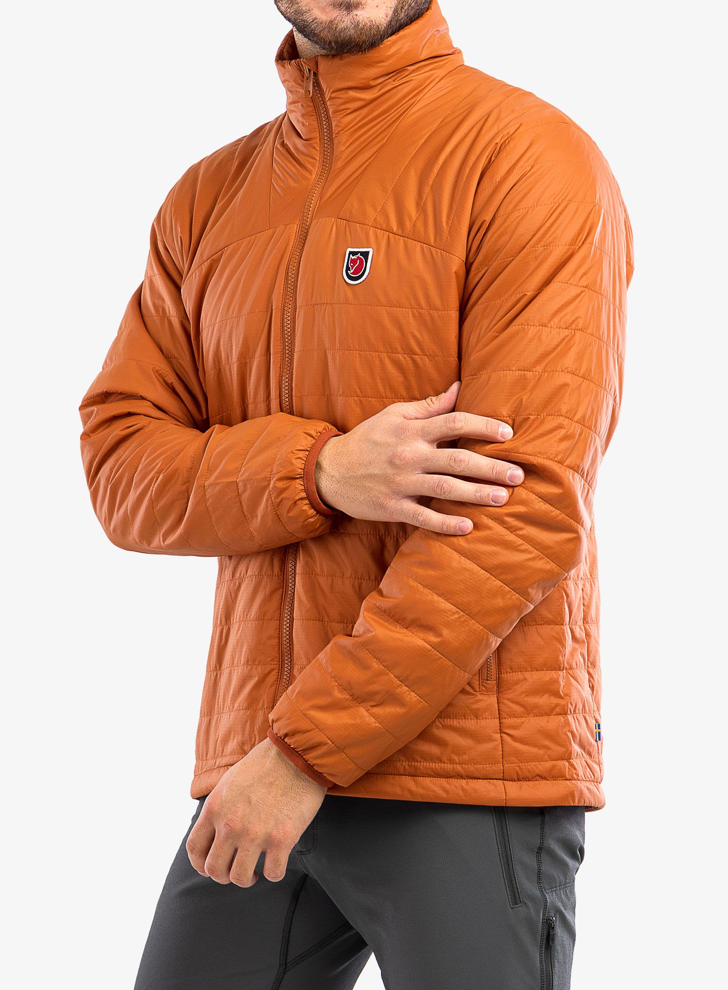 Moška jakna Fjallraven Expedition X-Latt Jacket - terracotta brown