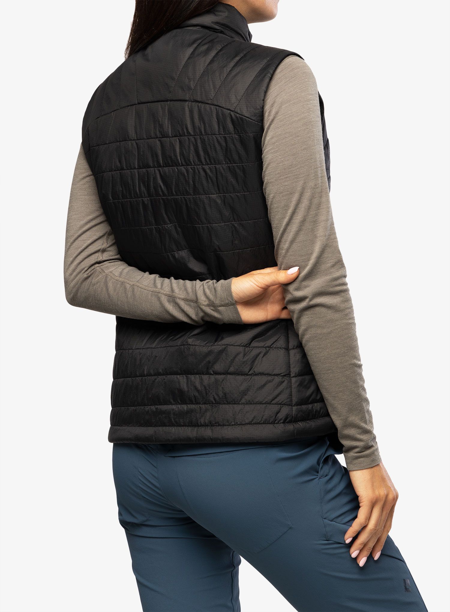 Ženski brezrokavnik Fjallraven Expedition X-Lätt Vest - black