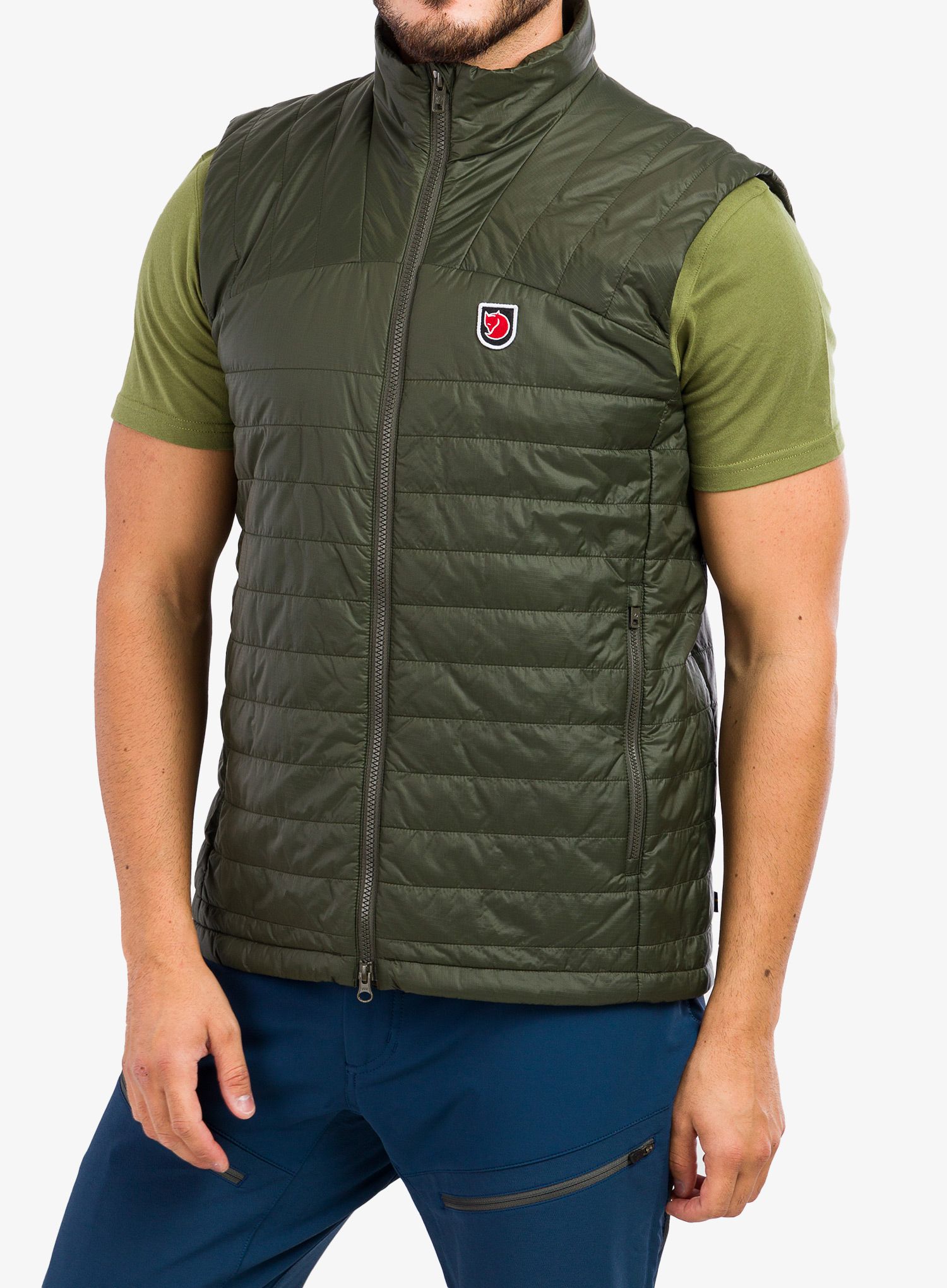 Moški brezrokavnik Fjallraven Expedition X-Lätt Vest - deep forest