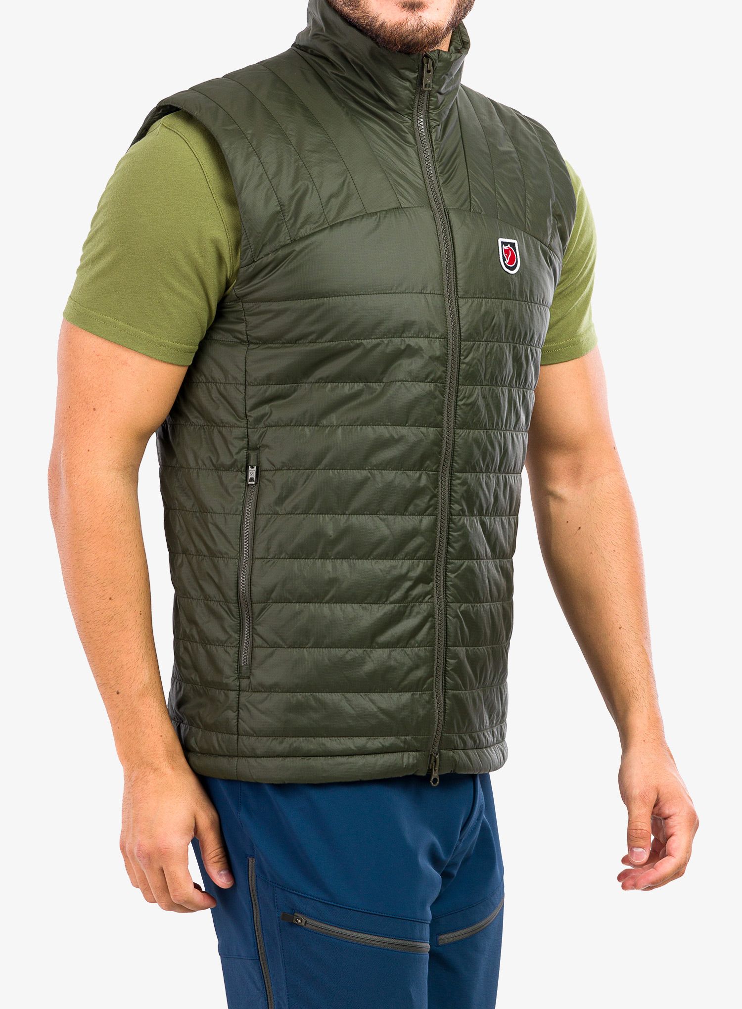 Moški brezrokavnik Fjallraven Expedition X-Lätt Vest - deep forest