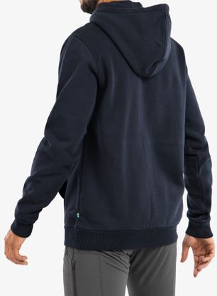 Jopica s kapuco Fjallraven Logo Hoodie - dark navy