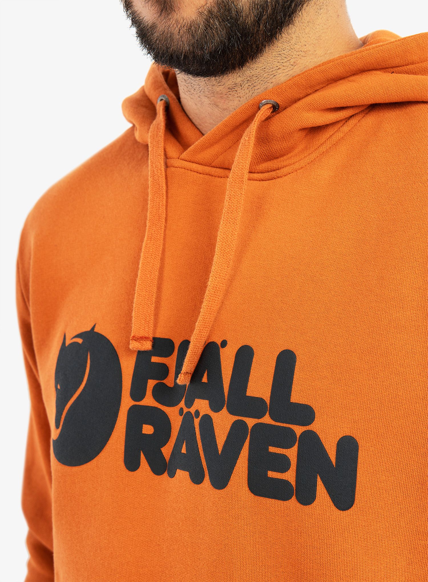 Jopica s kapuco Fjallraven Fjällräven Logo Hoodie - terracotta brown