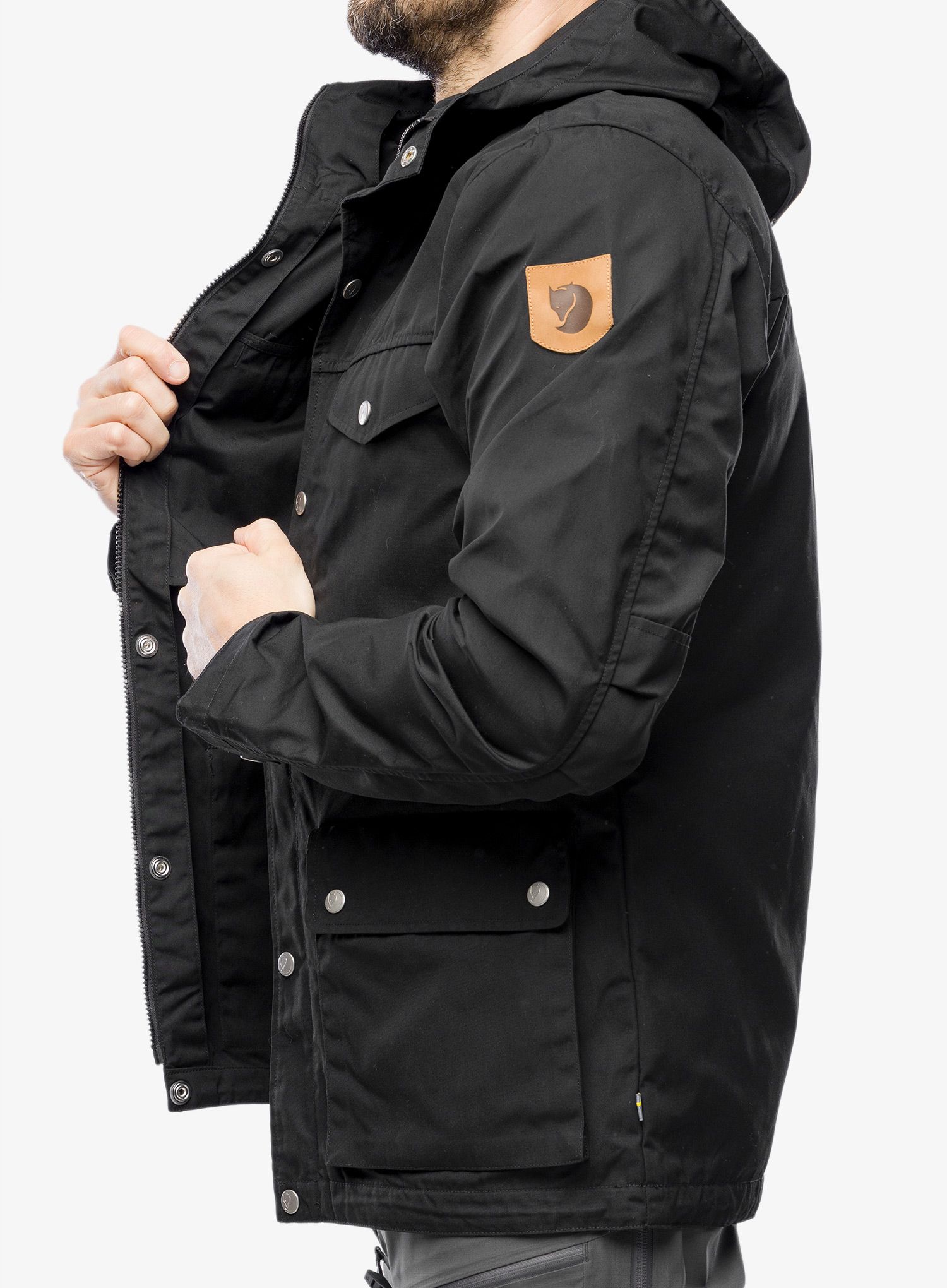 Moška jakna Fjallraven Greenland Jacket - black
