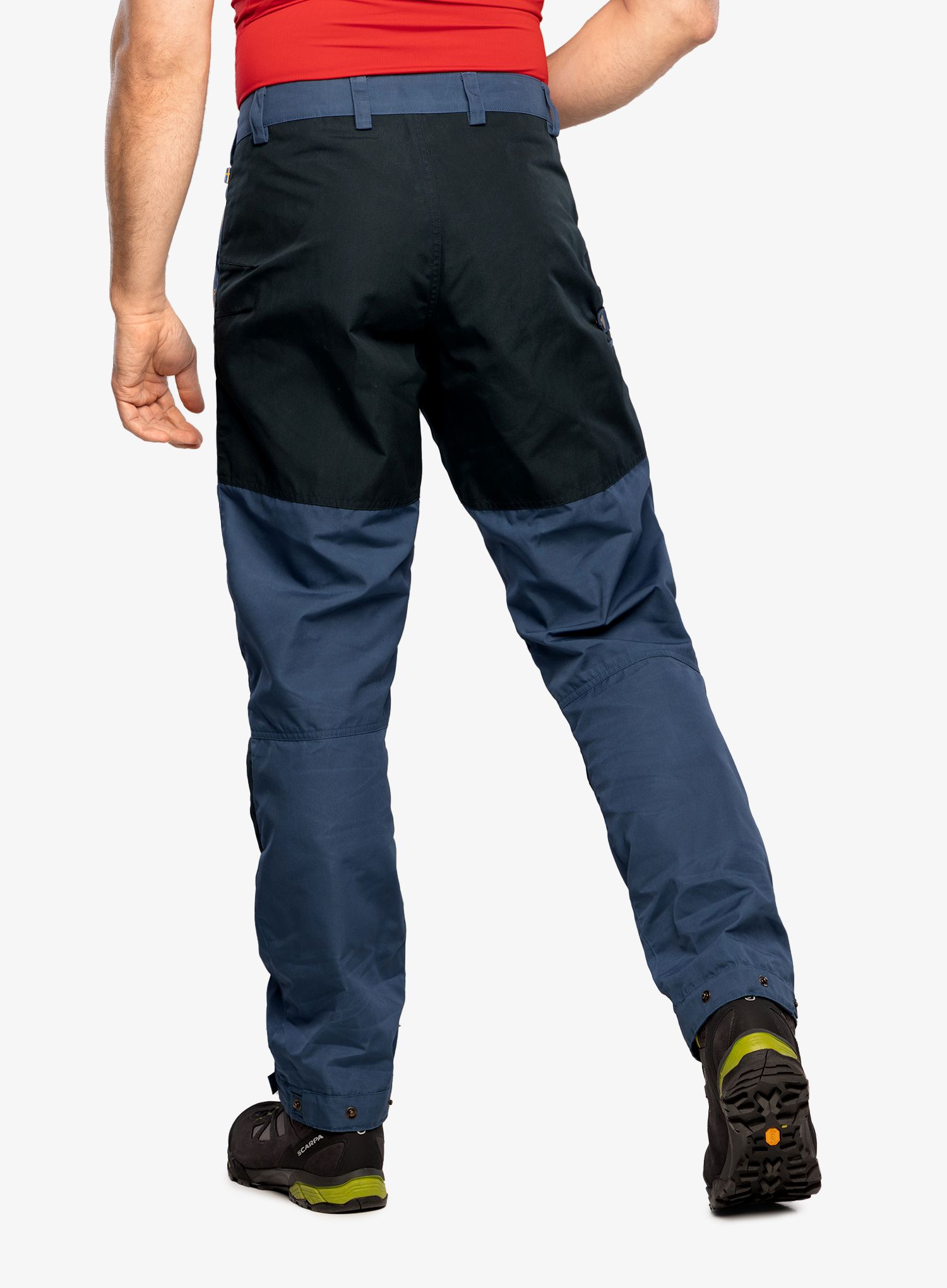 Pohodniške hlače Fjallraven Greenland Trail Trousers - indigo blue/dark navy