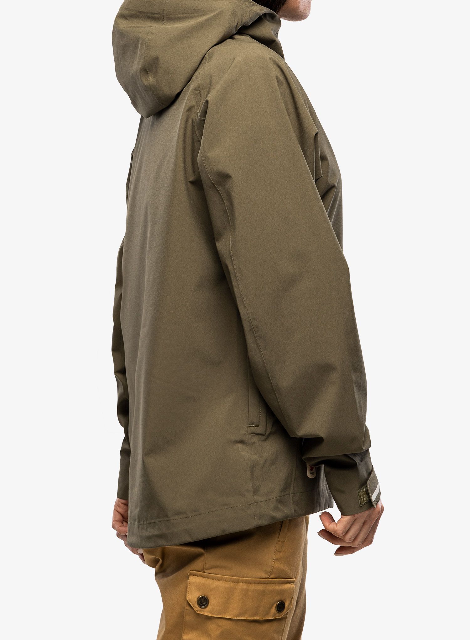 Ženska nepremočljiva jakna Fjallraven HC Hydratic Trail Jacket - laurel green
