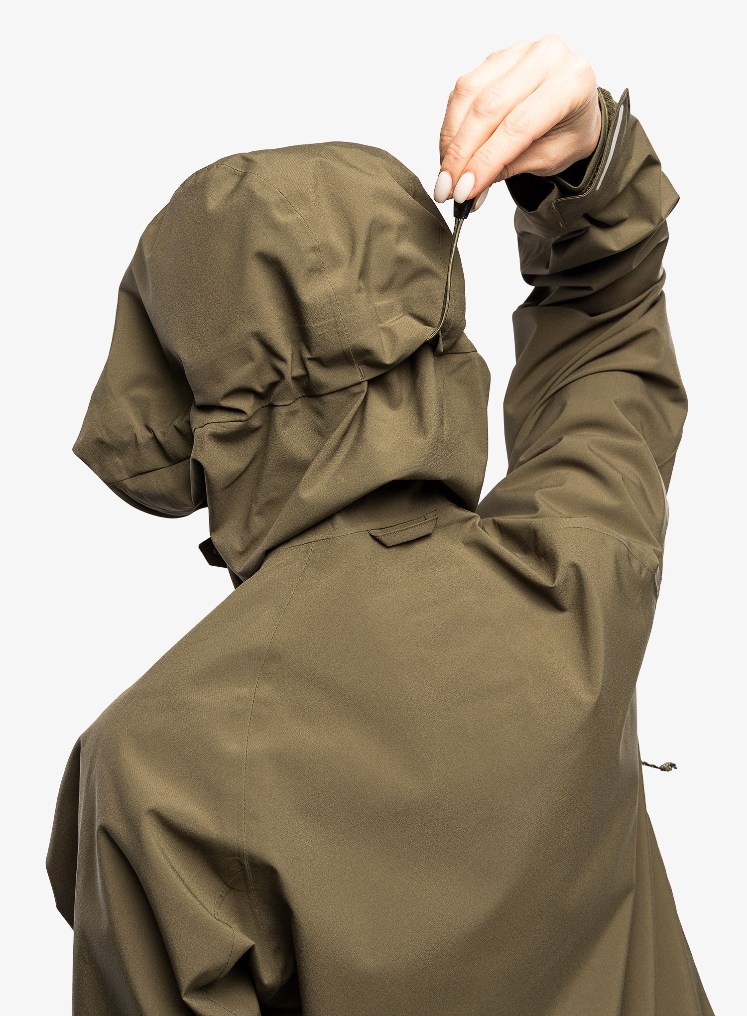 Ženska nepremočljiva jakna Fjallraven HC Hydratic Trail Jacket - laurel green