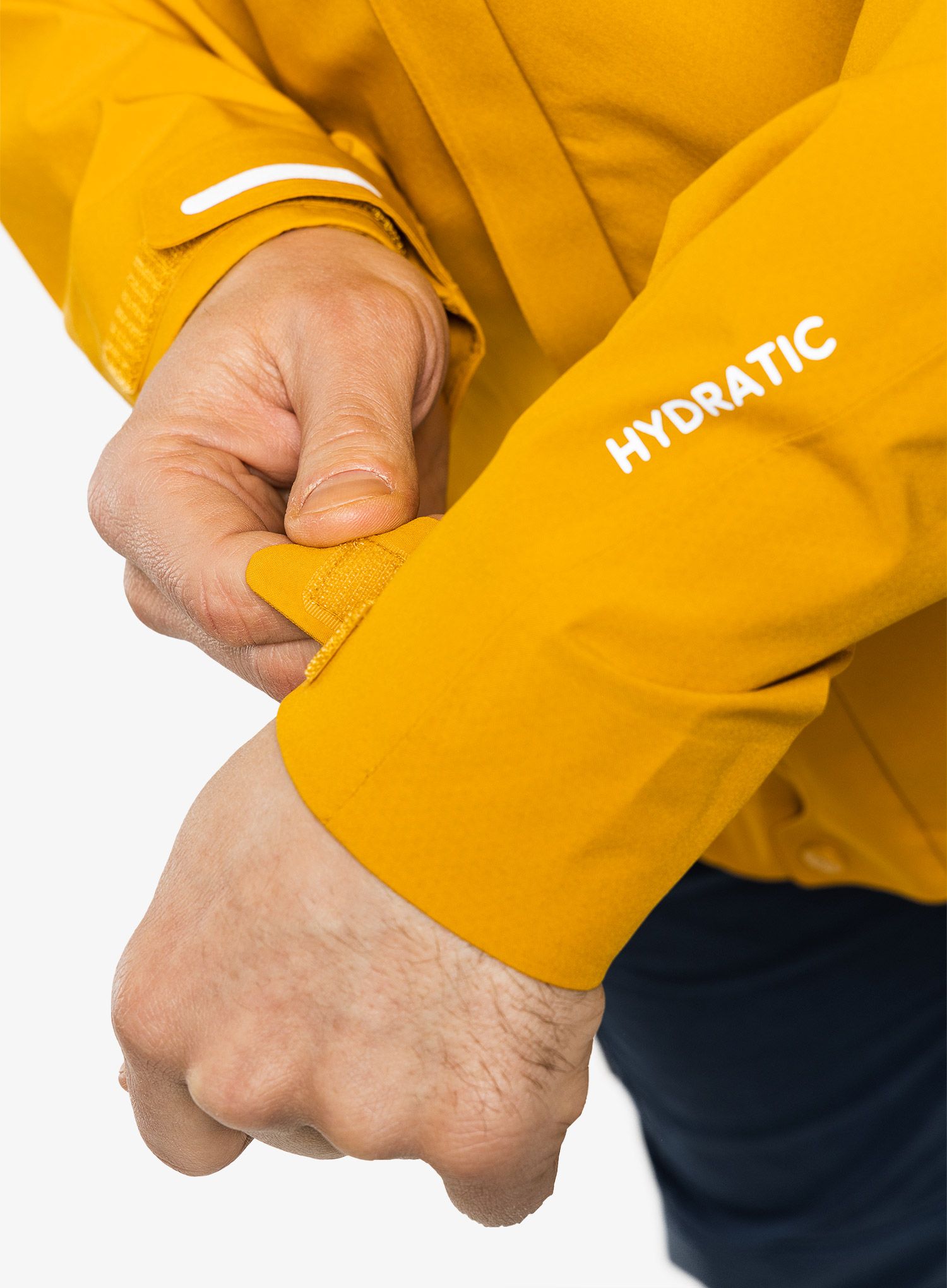 Nepremočljiva jakna Fjallraven HC Hydratic Trail Jacket - mustard yellow