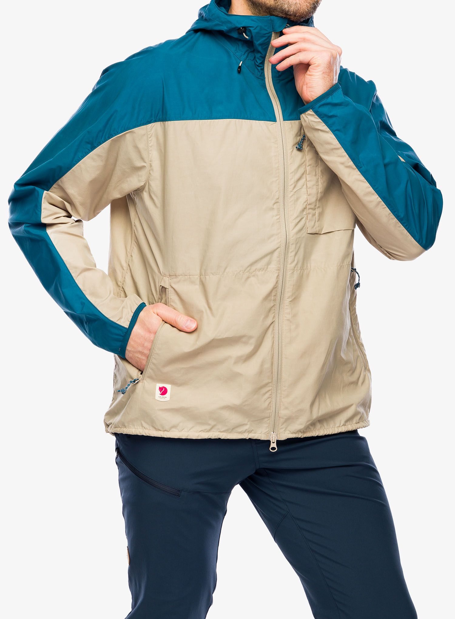 Jakna Fjallraven High Coast Wind Jacket M - fossil/deep sea