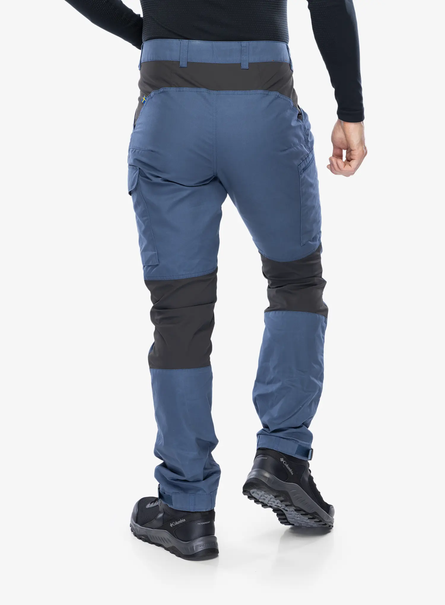 Pohodniške hlače Fjallraven Kaipak Trousers - uncle blue/grey