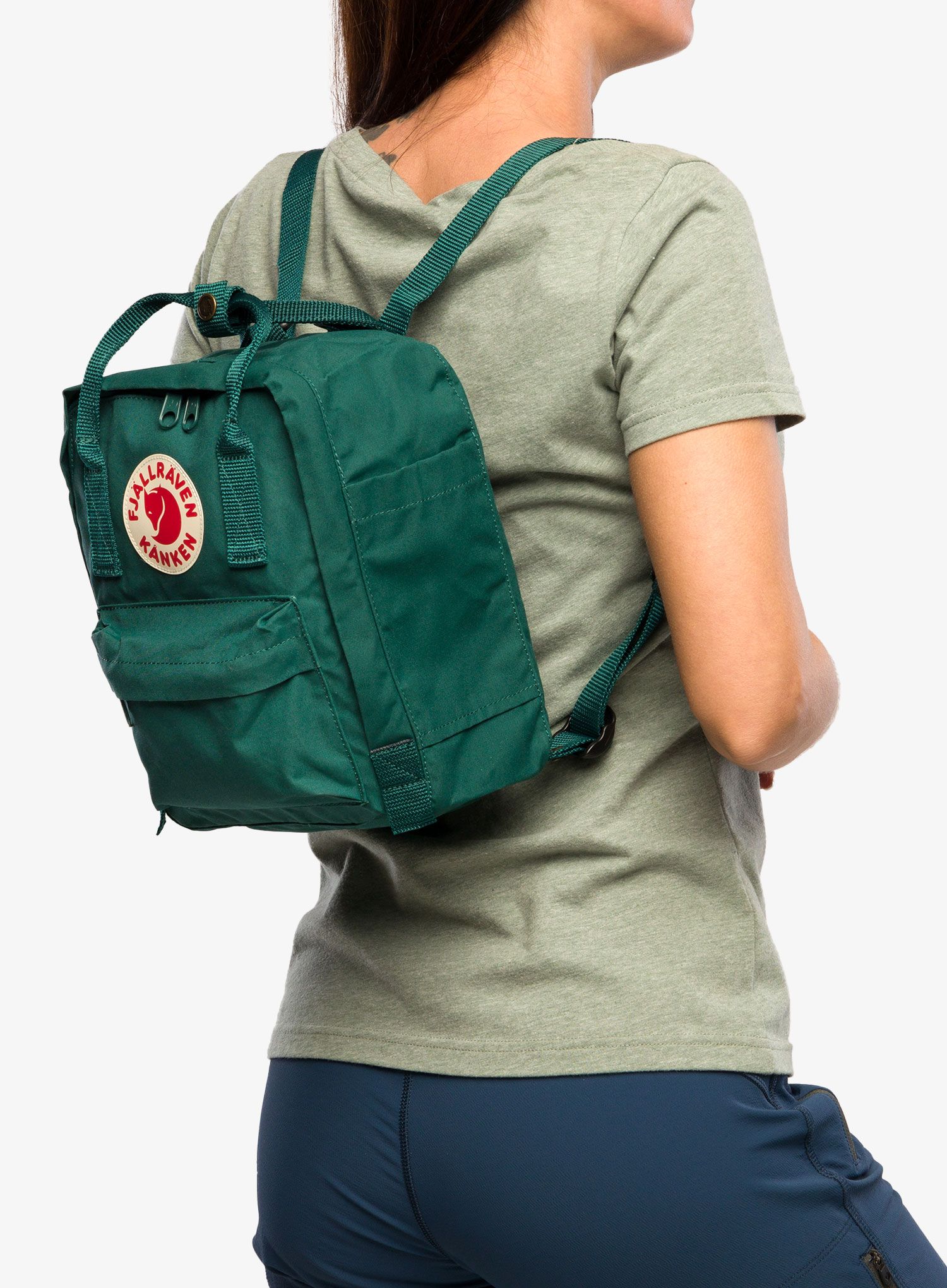 Nahrbtnik Fjallraven Kanken Mini - arctic green