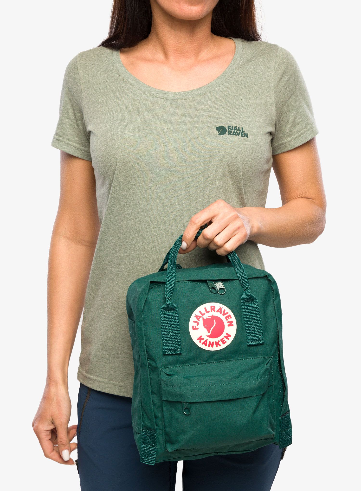 Nahrbtnik Fjallraven Kanken Mini - arctic green