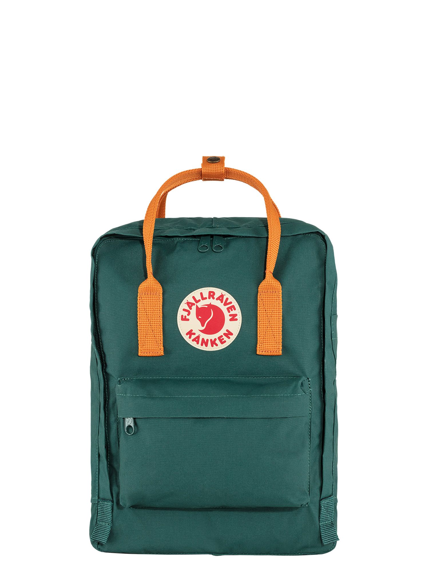 Mestni nahrbtnik Fjallraven Kanken - arctic green/spicy orange