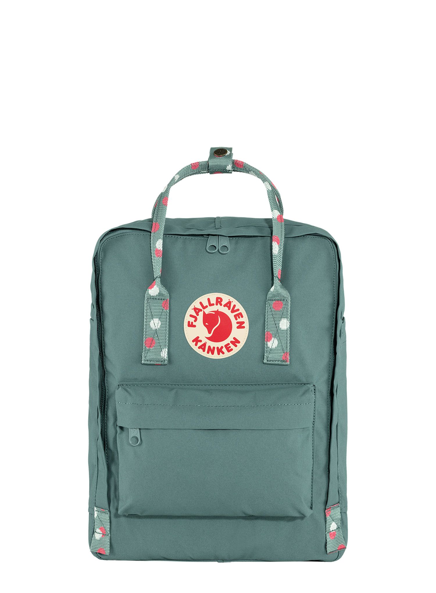 Nahrbtnik Fjallraven Kanken - frost green/confetti pattern