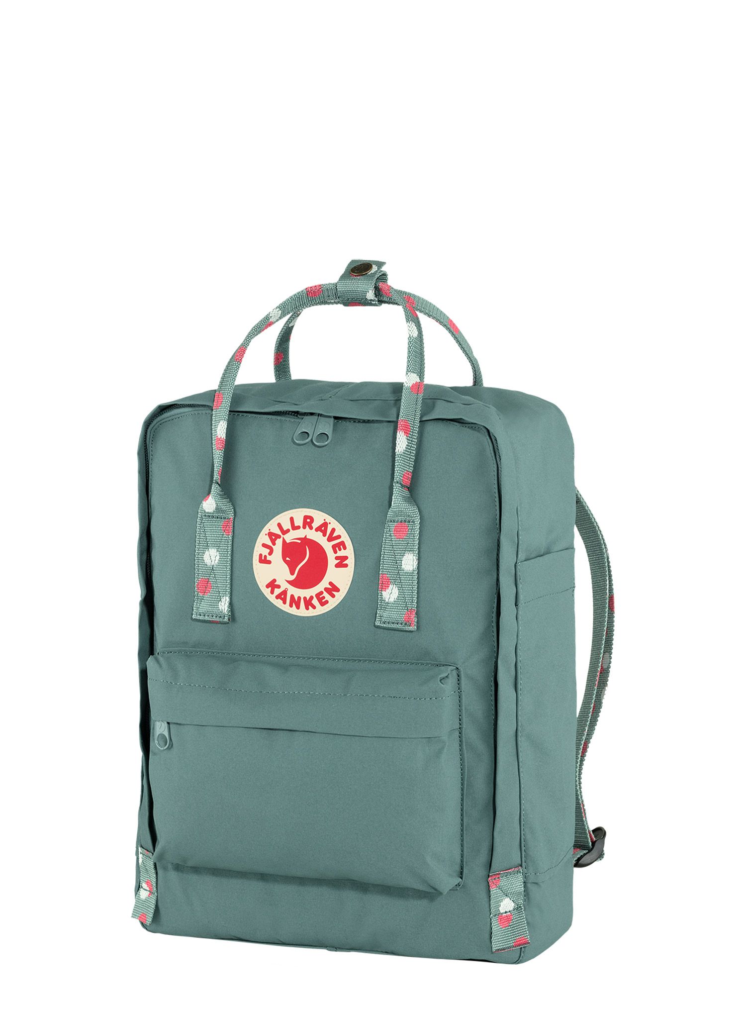Nahrbtnik Fjallraven Kanken - frost green/confetti pattern
