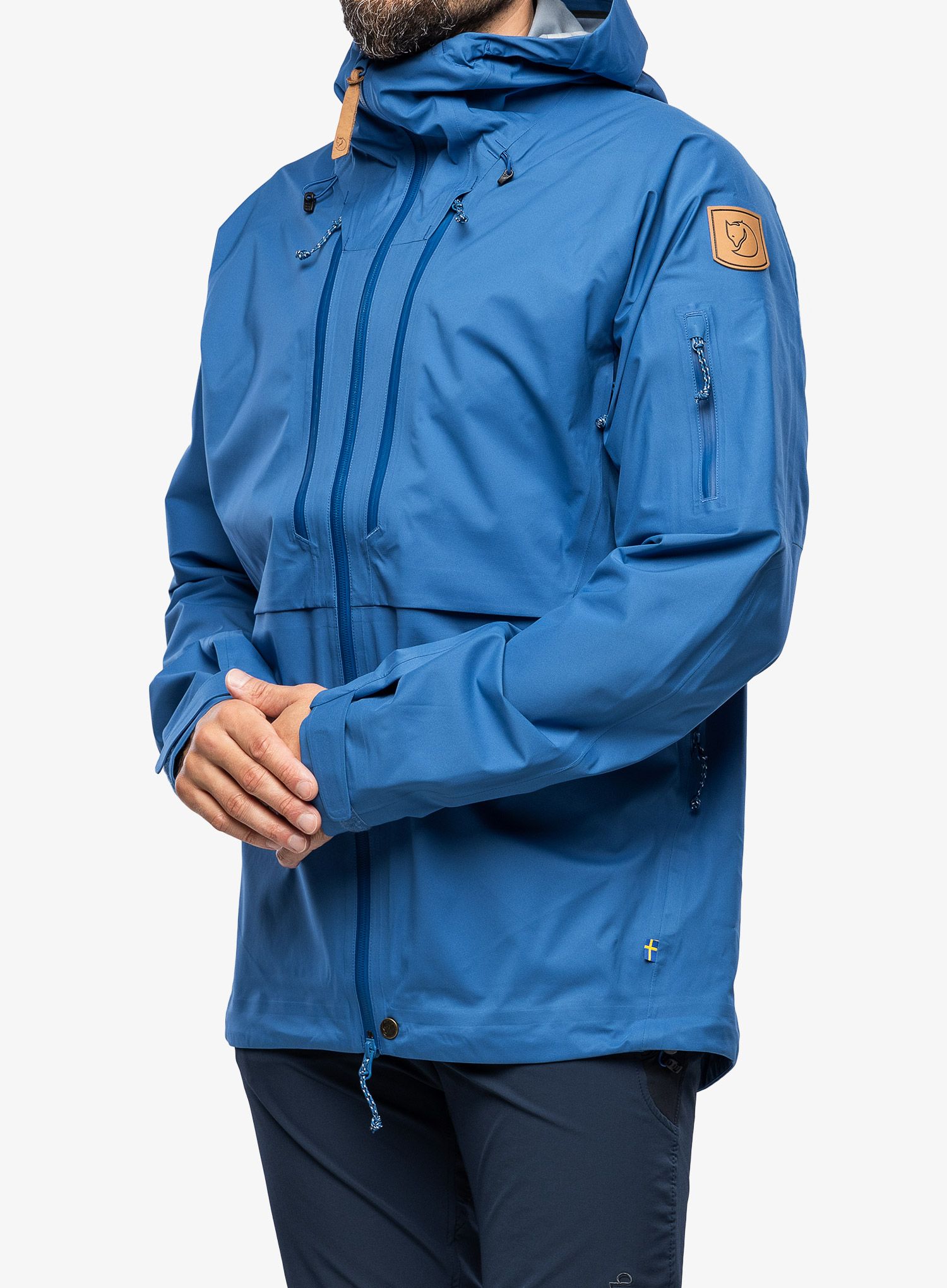 Jakna Fjallraven Keb Eco-Shell Jacket - alpine blue