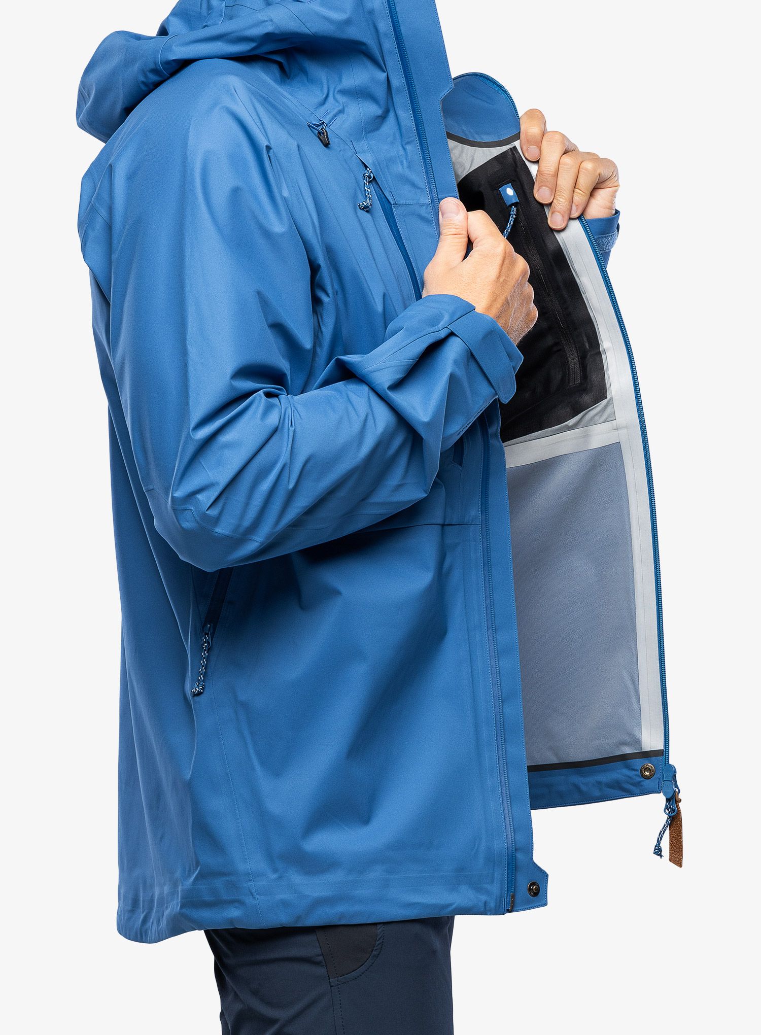 Jakna Fjallraven Keb Eco-Shell Jacket - alpine blue
