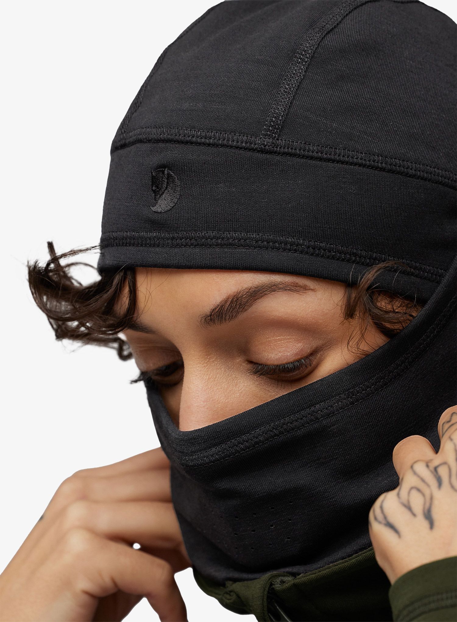 Podkapa Fjallraven Keb Fleece Balaclava - black