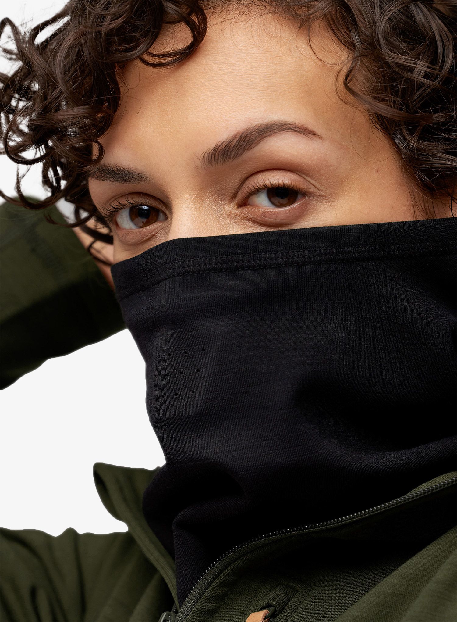 Podkapa Fjallraven Keb Fleece Balaclava - black