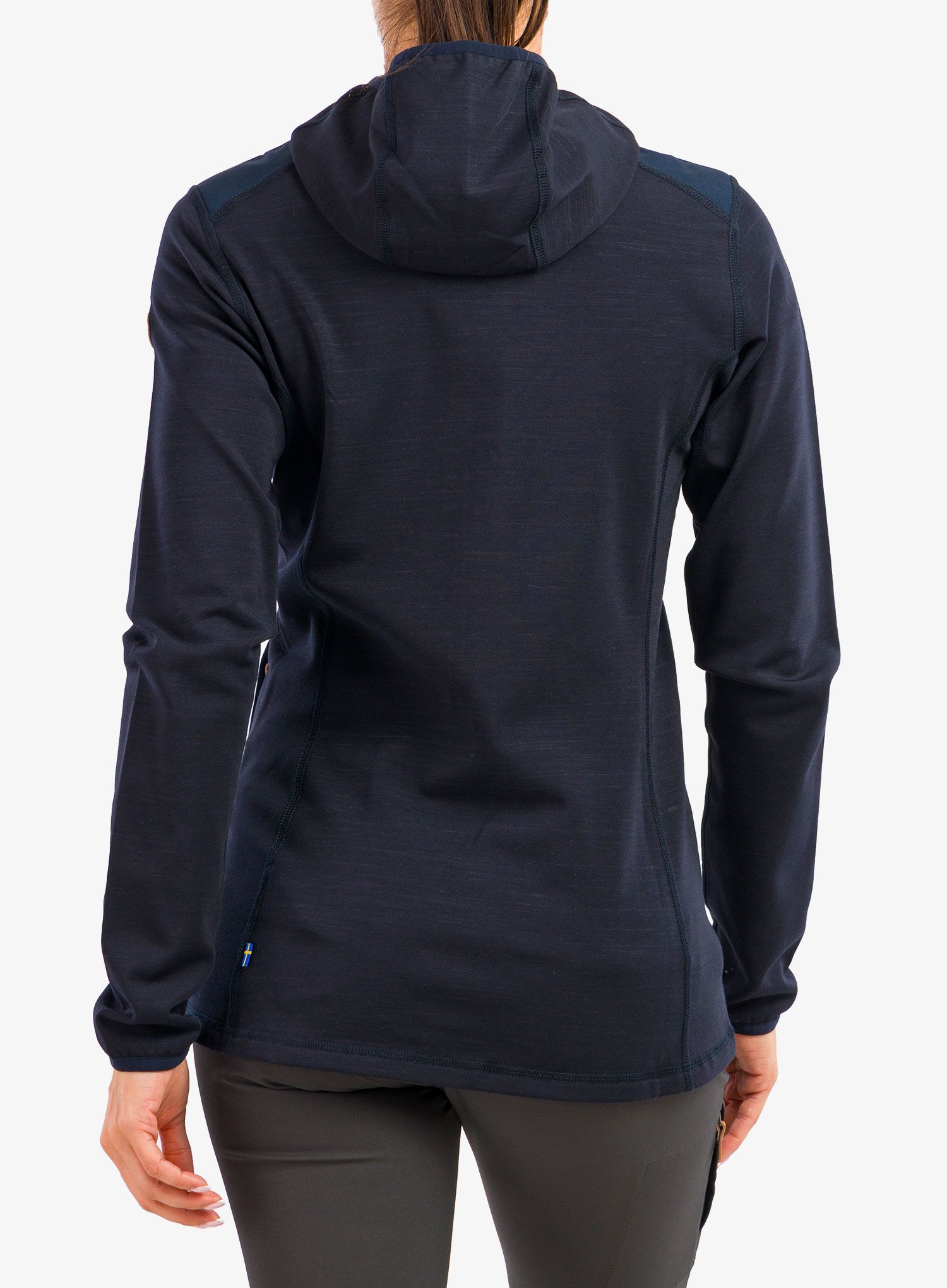 Ženski flis Fjallraven Keb Fleece Hoodie - dark navy